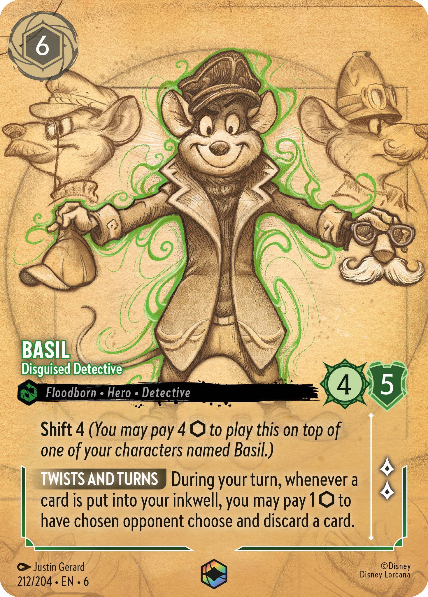 Basil - Disguised Detective | Azurite Sea #212 (Enchanted)
