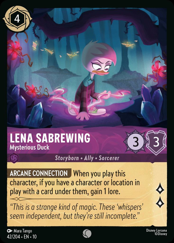 Lena Sabrewing - Mysterious Duck | Whispers in the Well #42 [foil]