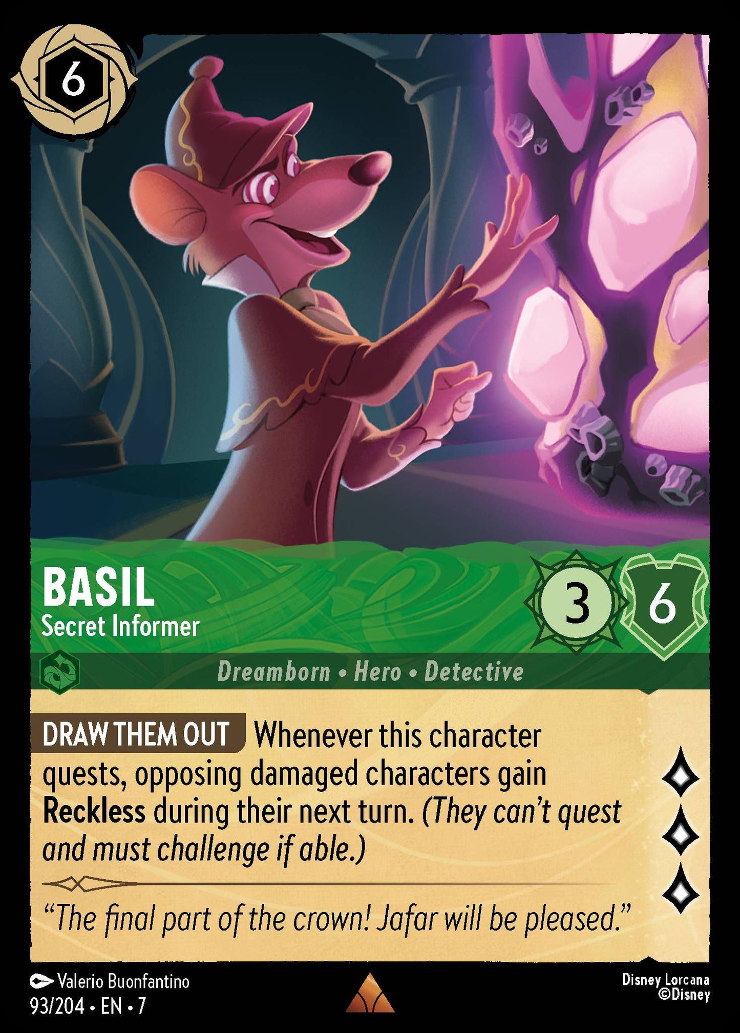 Basil - Secret Informer | Archazia's Island #93 [foil]