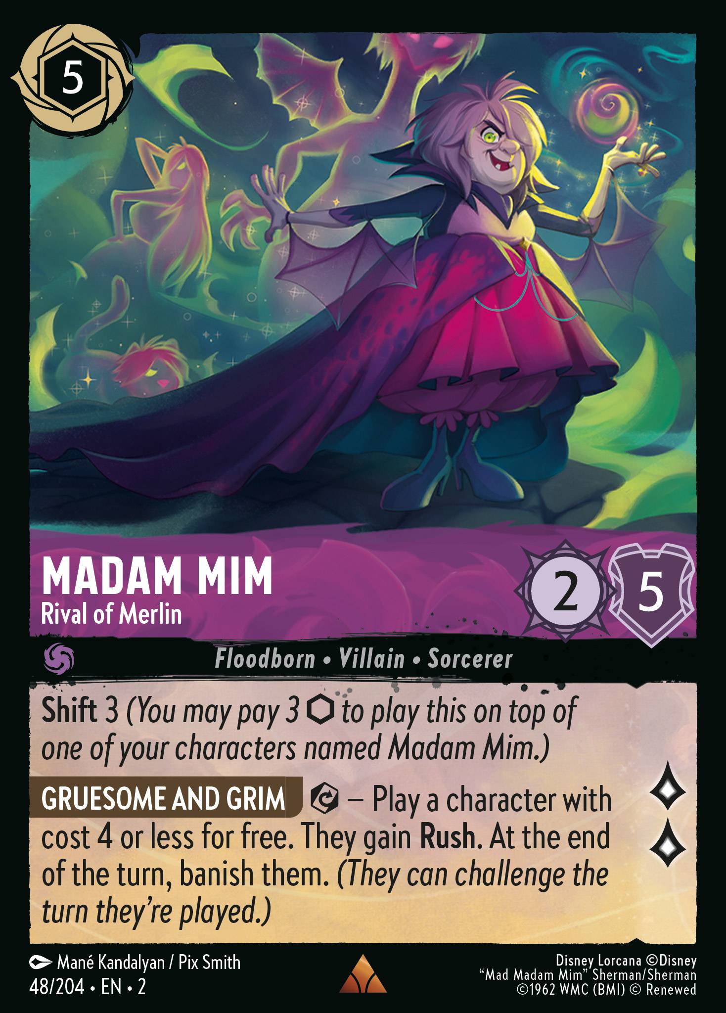 Madam Mim - Rival of Merlin | Rise of the Floodborn #48 [foil]