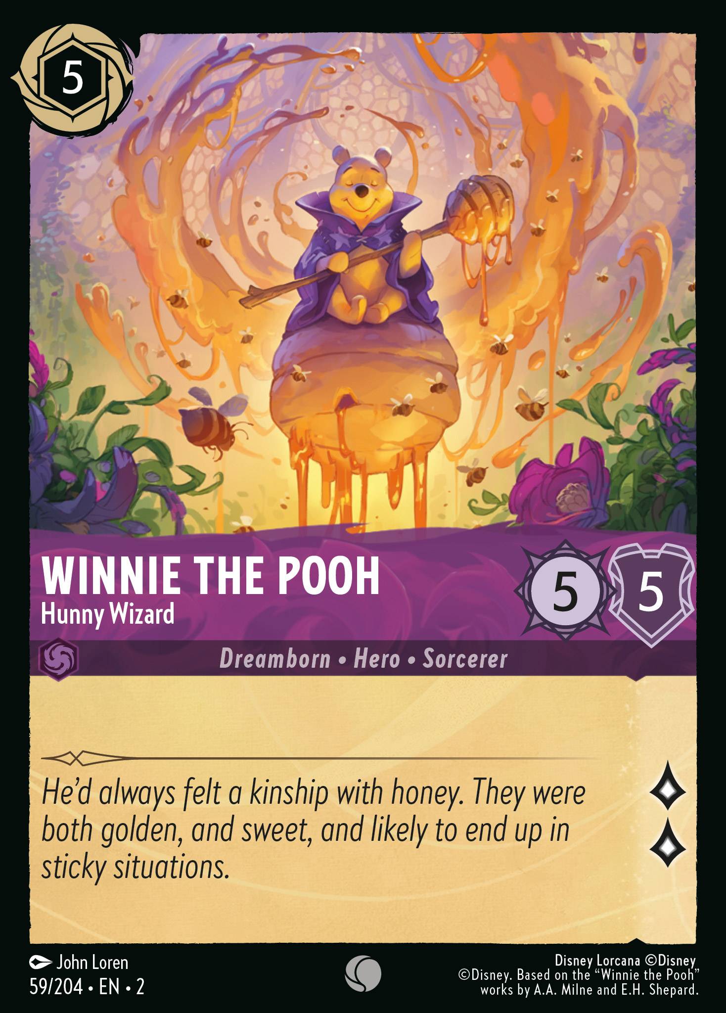 Winnie the Pooh - Hunny Wizard | Rise of the Floodborn #59 [foil]