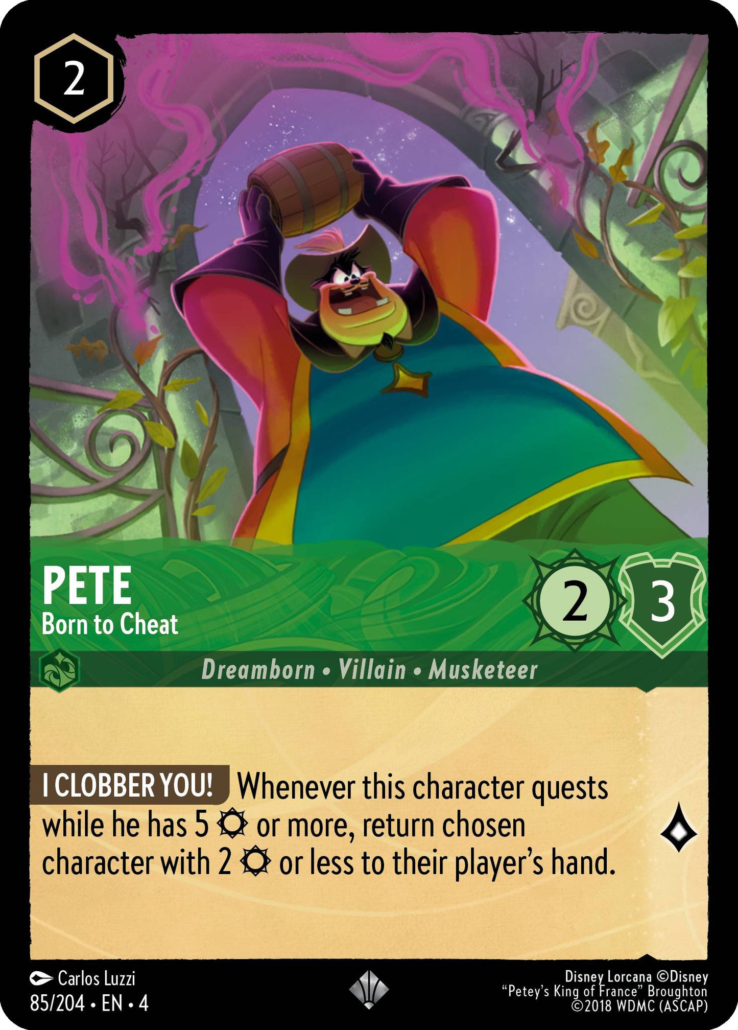 Pete - Born to Cheat | Ursula's Return #85 [foil]