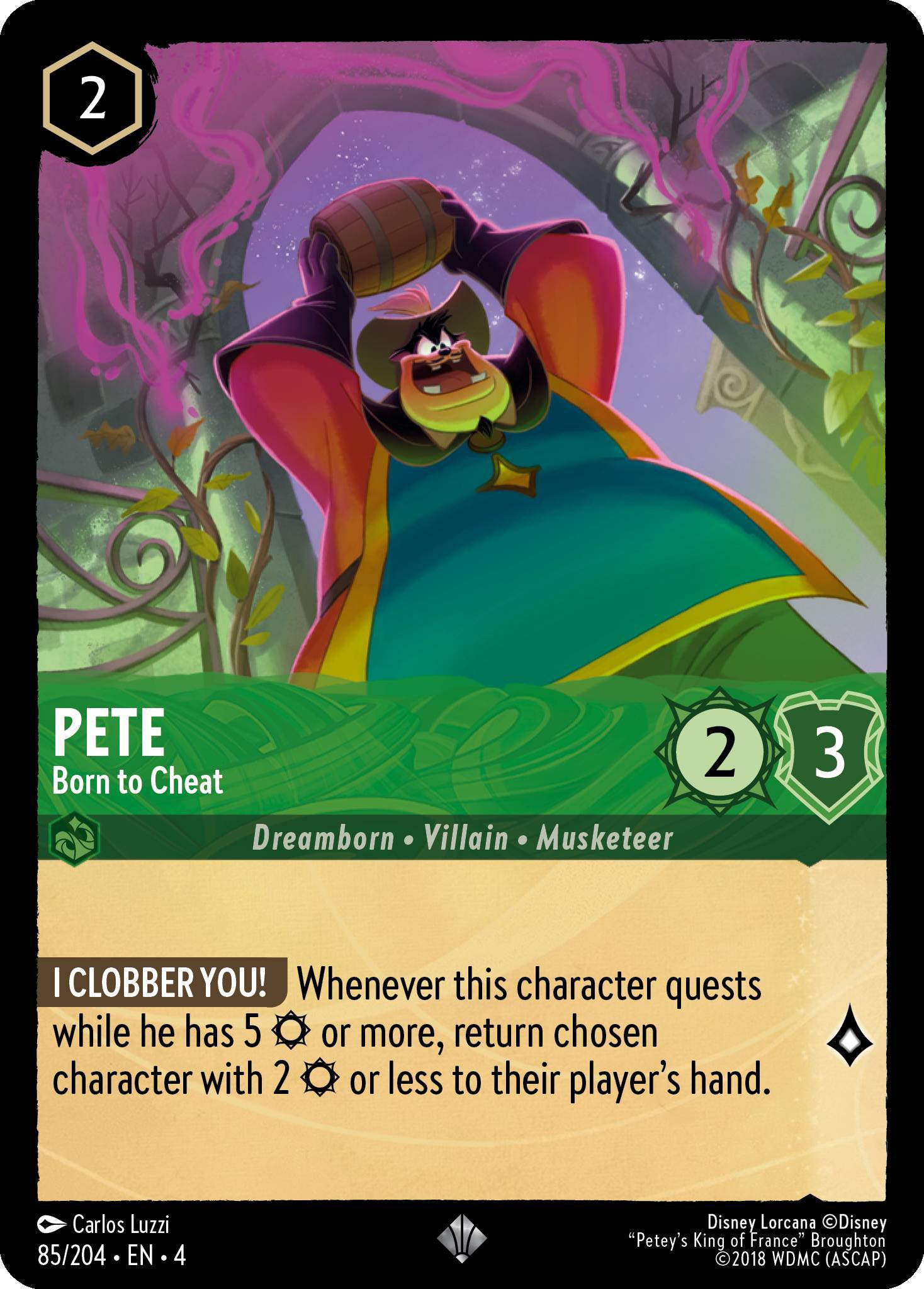 Pete - Born to Cheat | Ursula's Return #85 [foil]