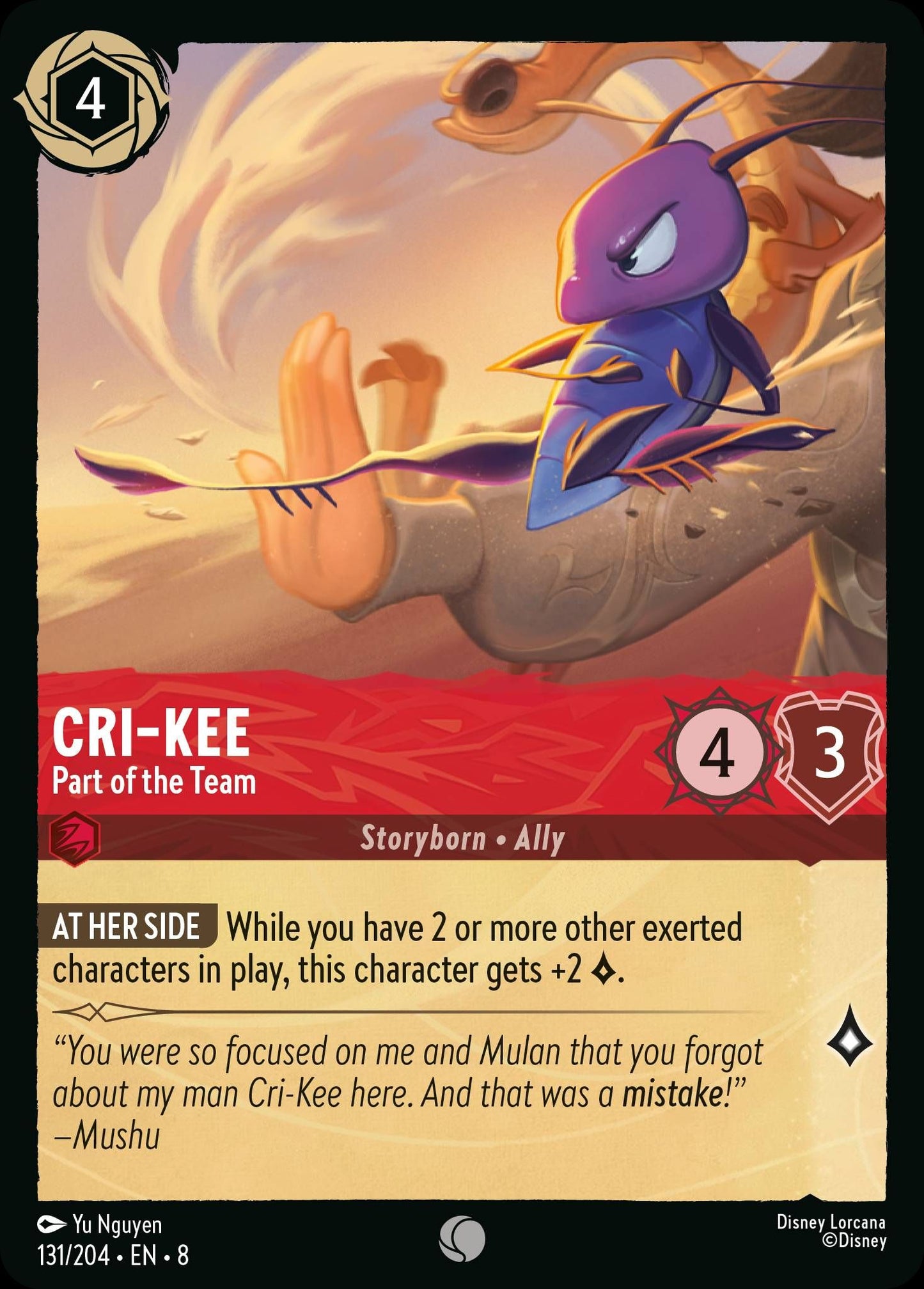 Cri-Kee - Part of the Team | Reign of Jafar #131 [foil]