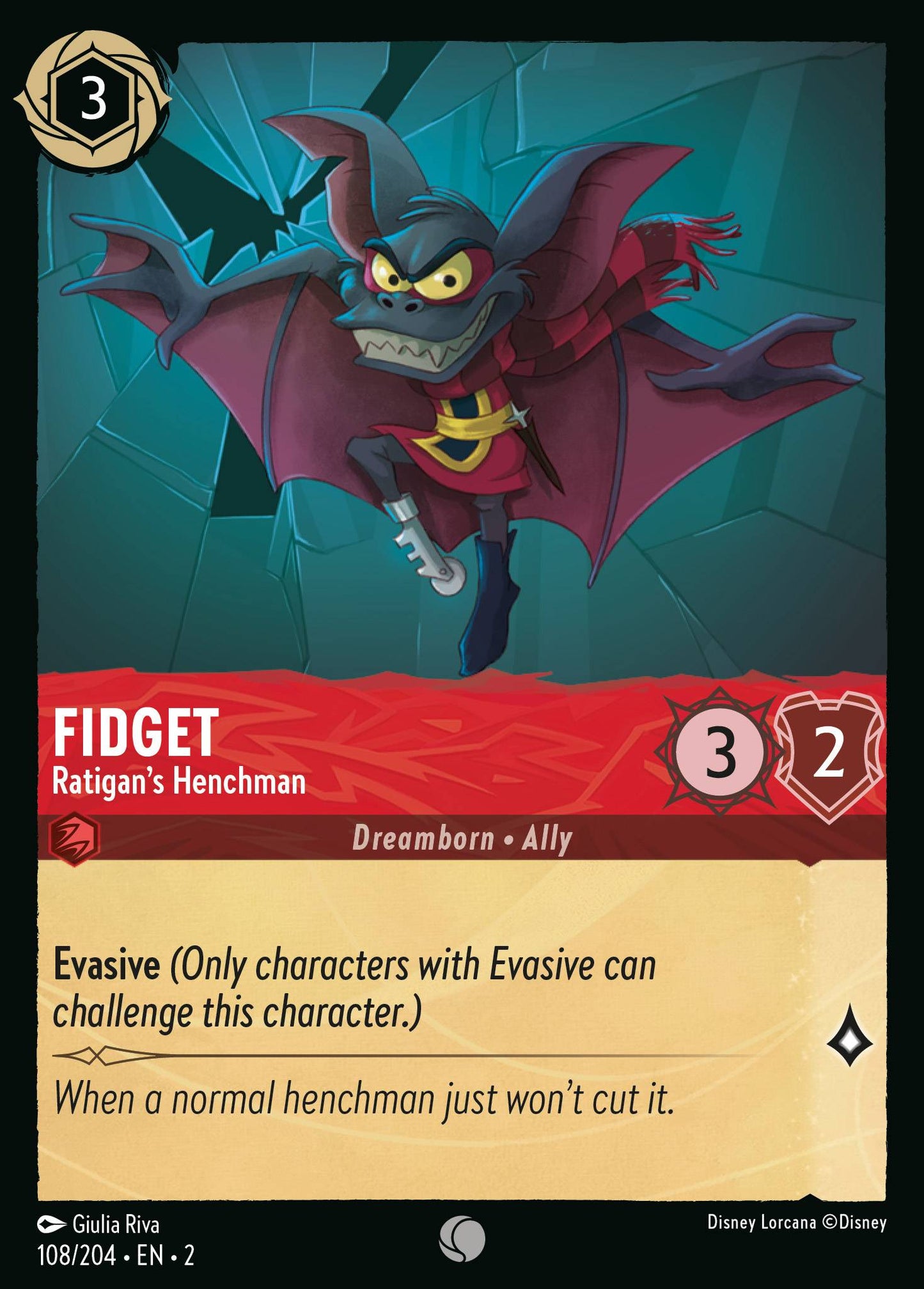 Fidget - Ratigan's Henchman | Rise of the Floodborn #108 [foil]