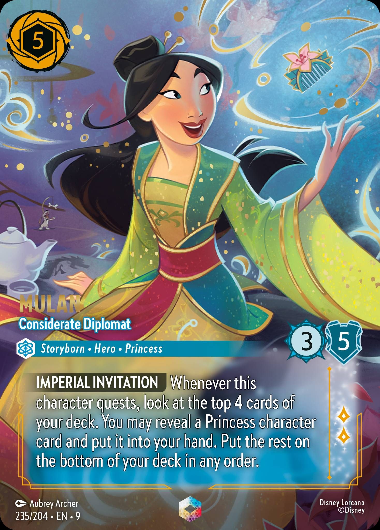 Mulan - Considerate Diplomat | Fabled #235 (Enchanted)