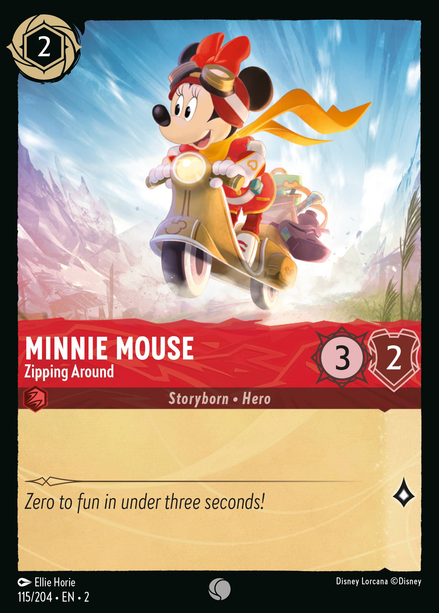 Minnie Mouse - Zipping Around | Rise of the Floodborn #115 [foil]