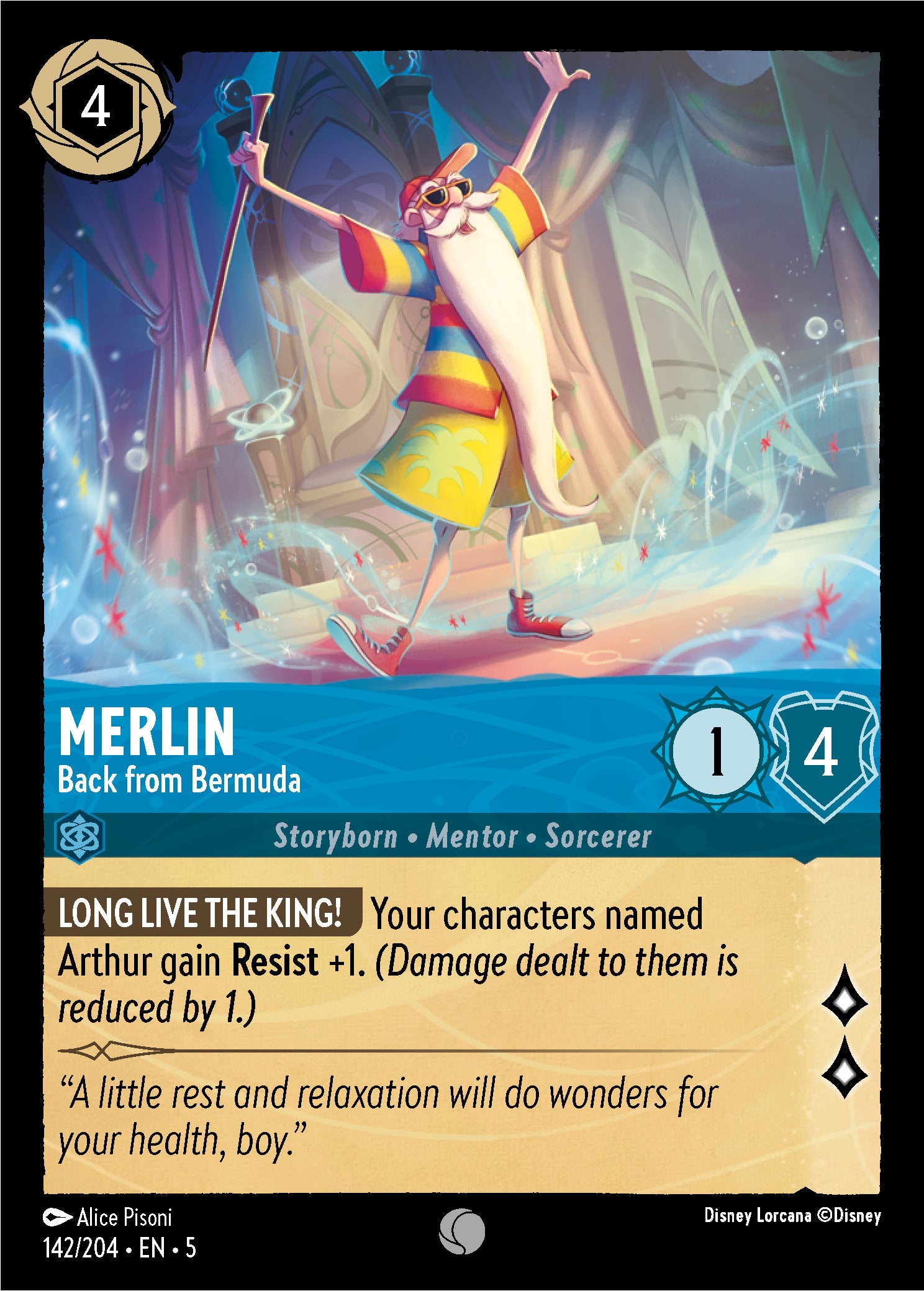 Merlin - Back from Bermuda | Shimmering Skies #142 [foil]