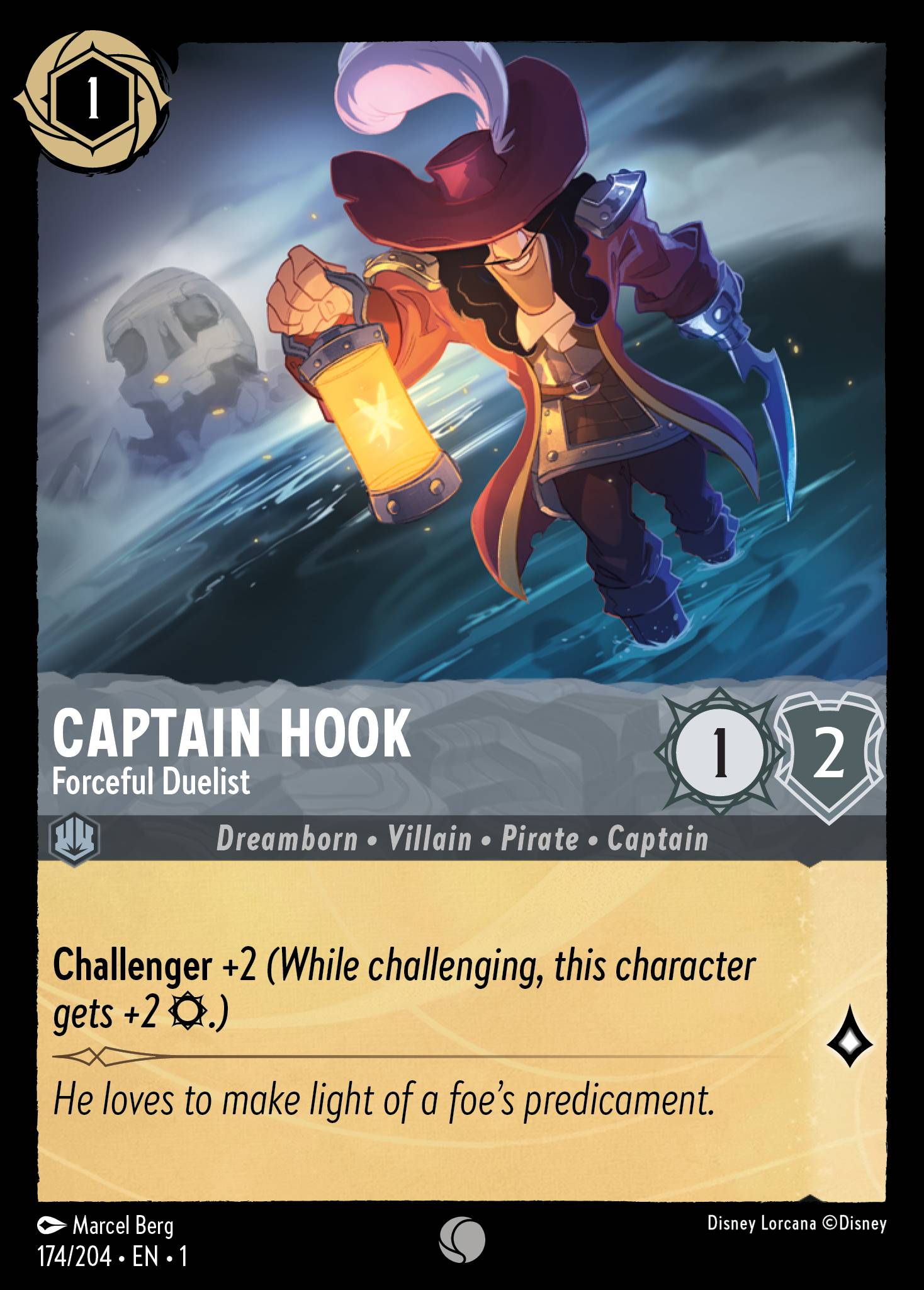 Captain Hook - Forceful Duelist | The First Chapter #174 [foil]