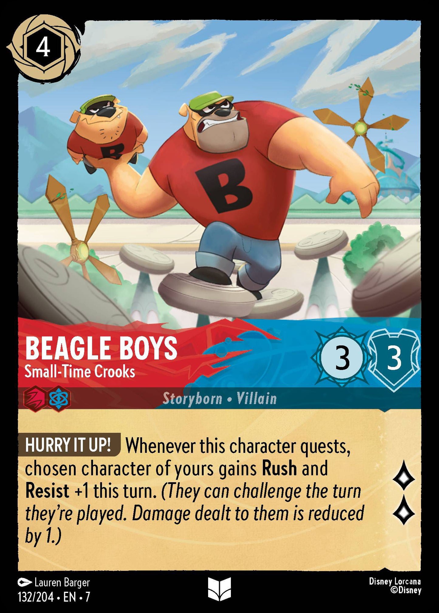 Beagle Boys - Small-Time Crooks | Archazia's Island #132 [foil]