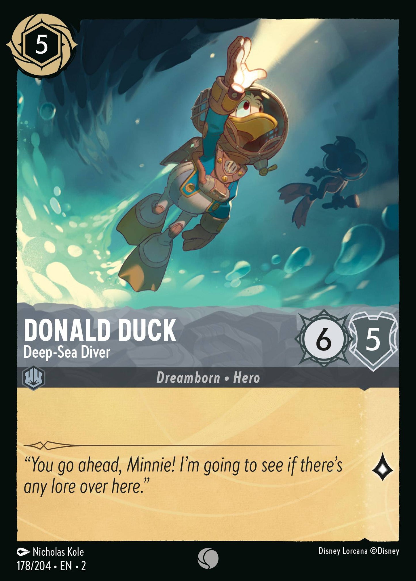Donald Duck - Deep-Sea Diver | Rise of the Floodborn #178 [foil]
