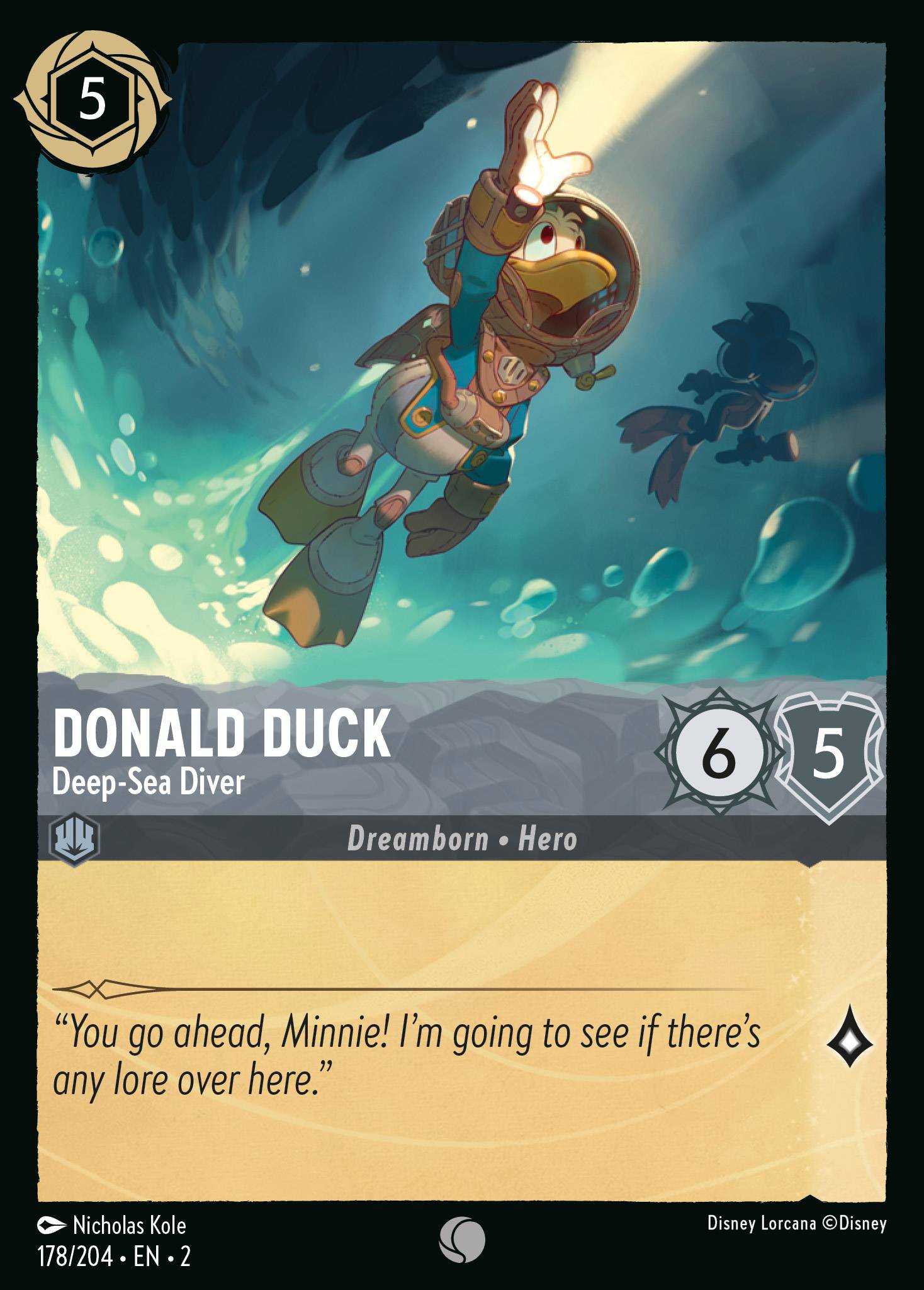 Donald Duck - Deep-Sea Diver | Rise of the Floodborn #178 [foil]