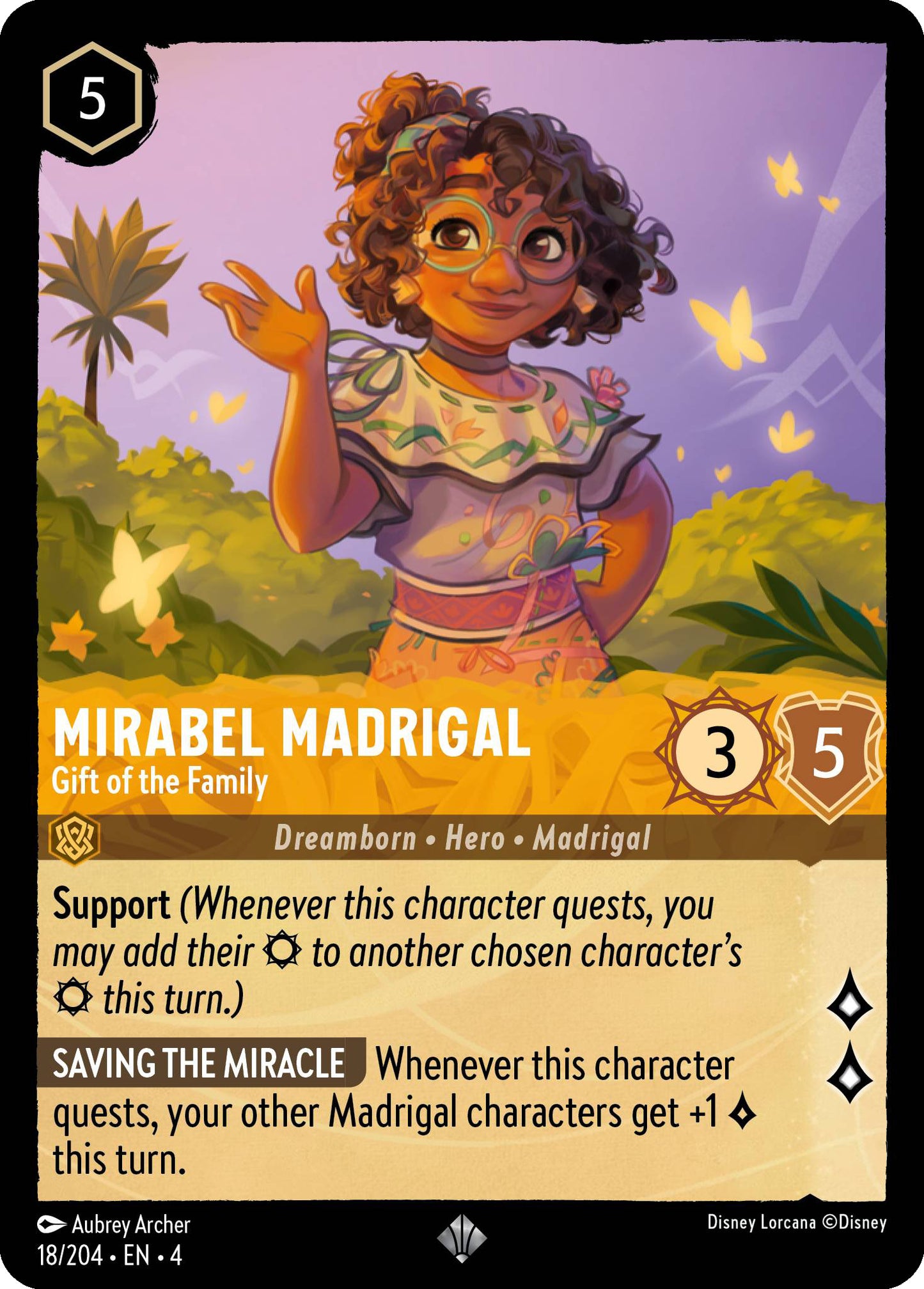 Mirabel Madrigal - Gift of the Family | Ursula's Return #18 [foil]