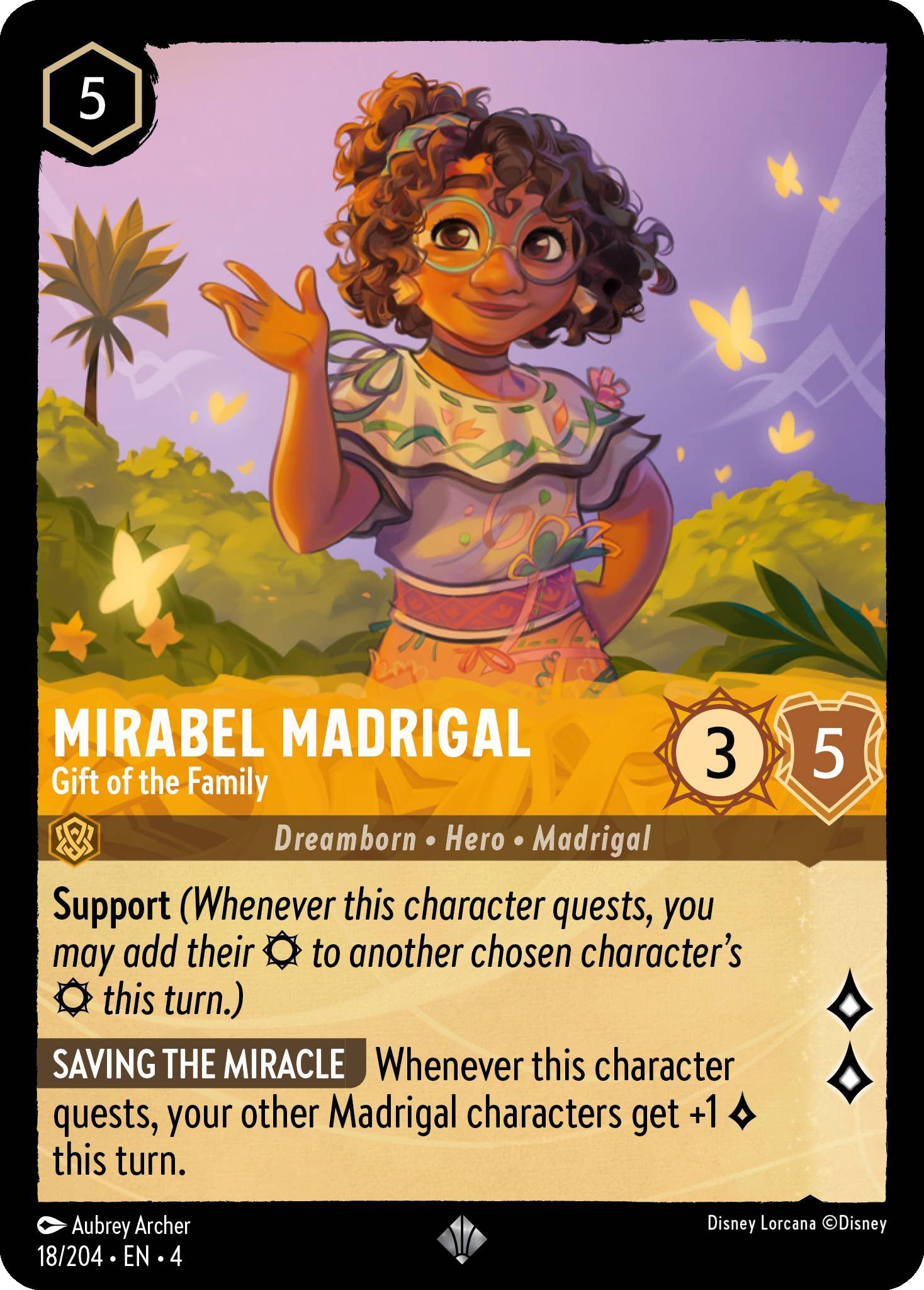Mirabel Madrigal - Gift of the Family | Ursula's Return #18 [foil]