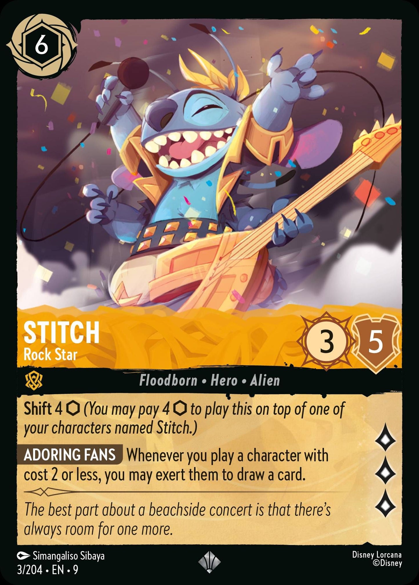 Stitch - Rock Star | Fabled #3 [foil]