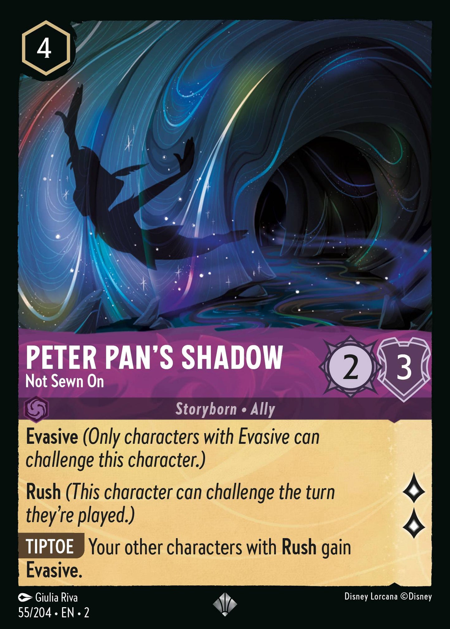 Peter Pan's Shadow - Not Sewn On | Rise of the Floodborn #55 [foil]