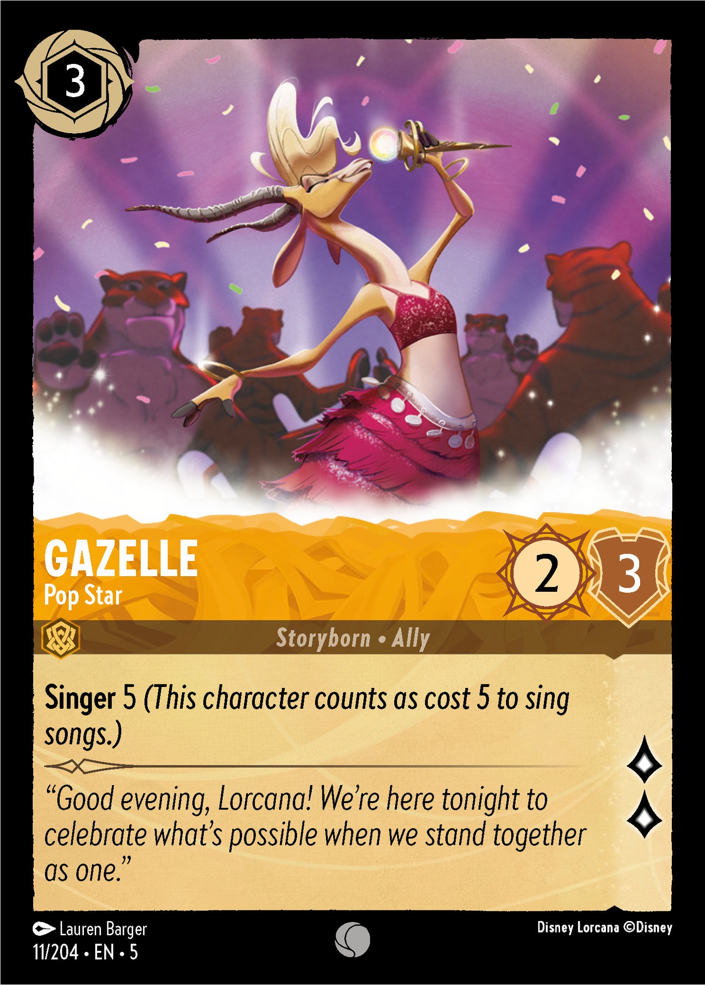 Gazelle - Pop Star | Shimmering Skies #11 [foil]