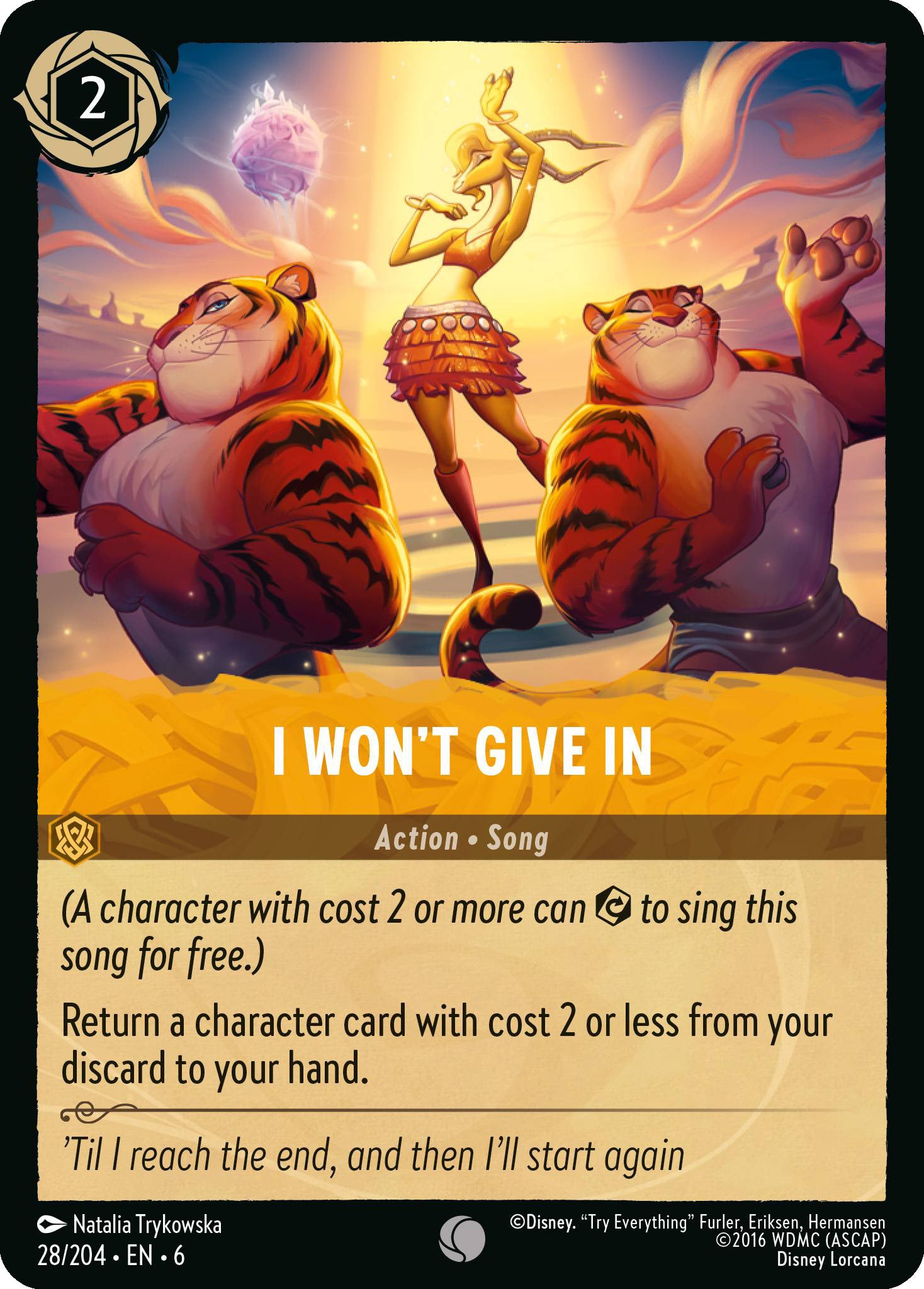 I Won't Give In | Azurite Sea #28 [foil]