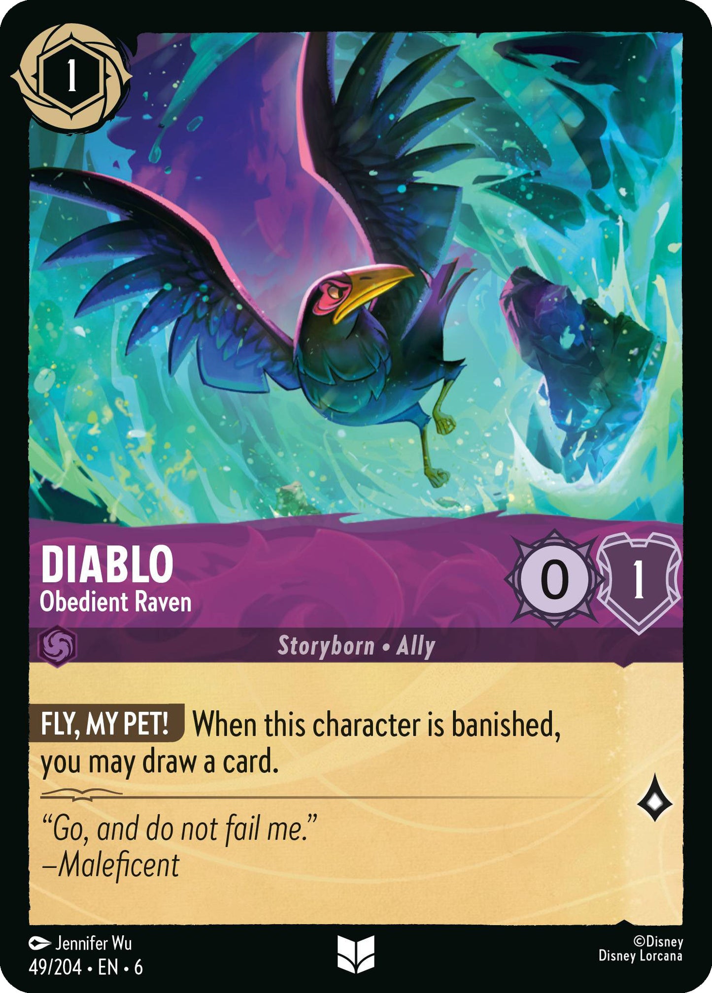 Diablo - Obedient Raven | Azurite Sea #49 [foil]
