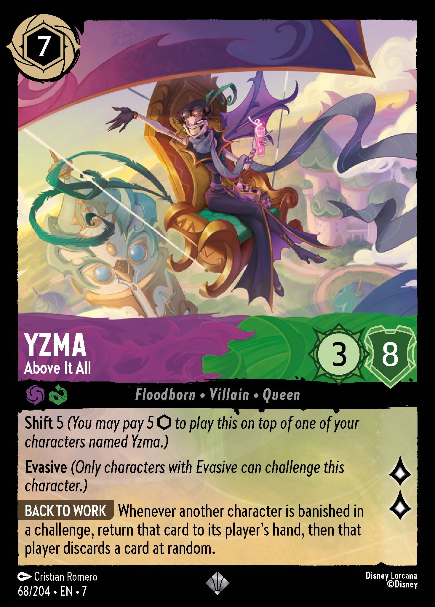Yzma - Above It All | Archazia's Island #68 [foil]