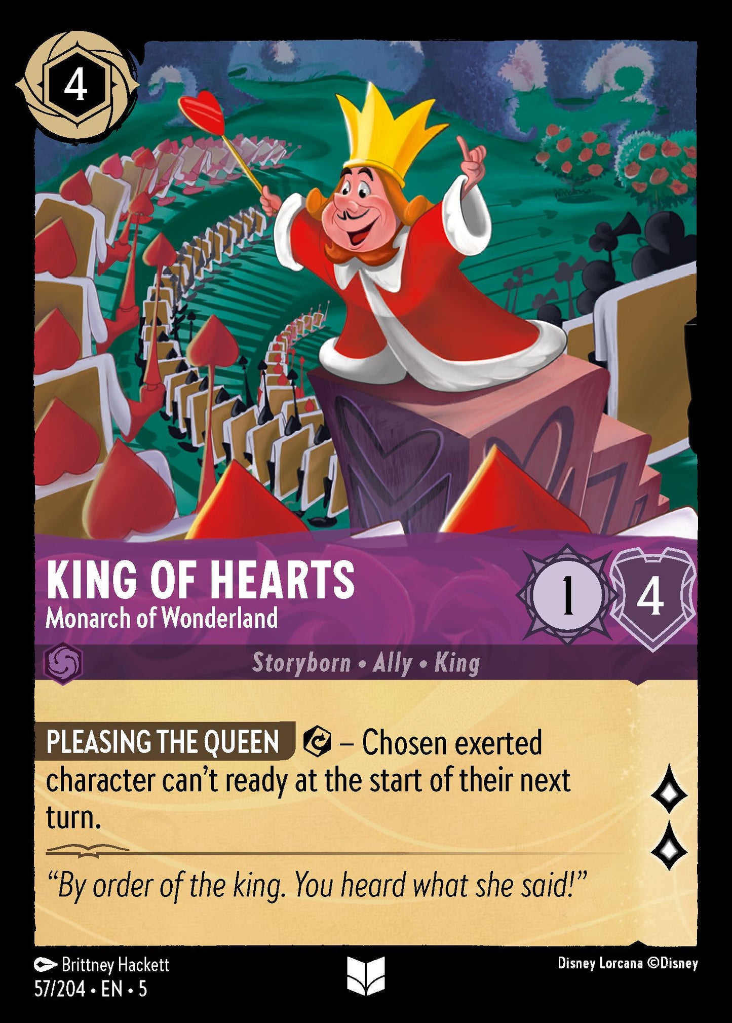 King Of Hearts - Monarch of Wonderland | Shimmering Skies #57 [foil]