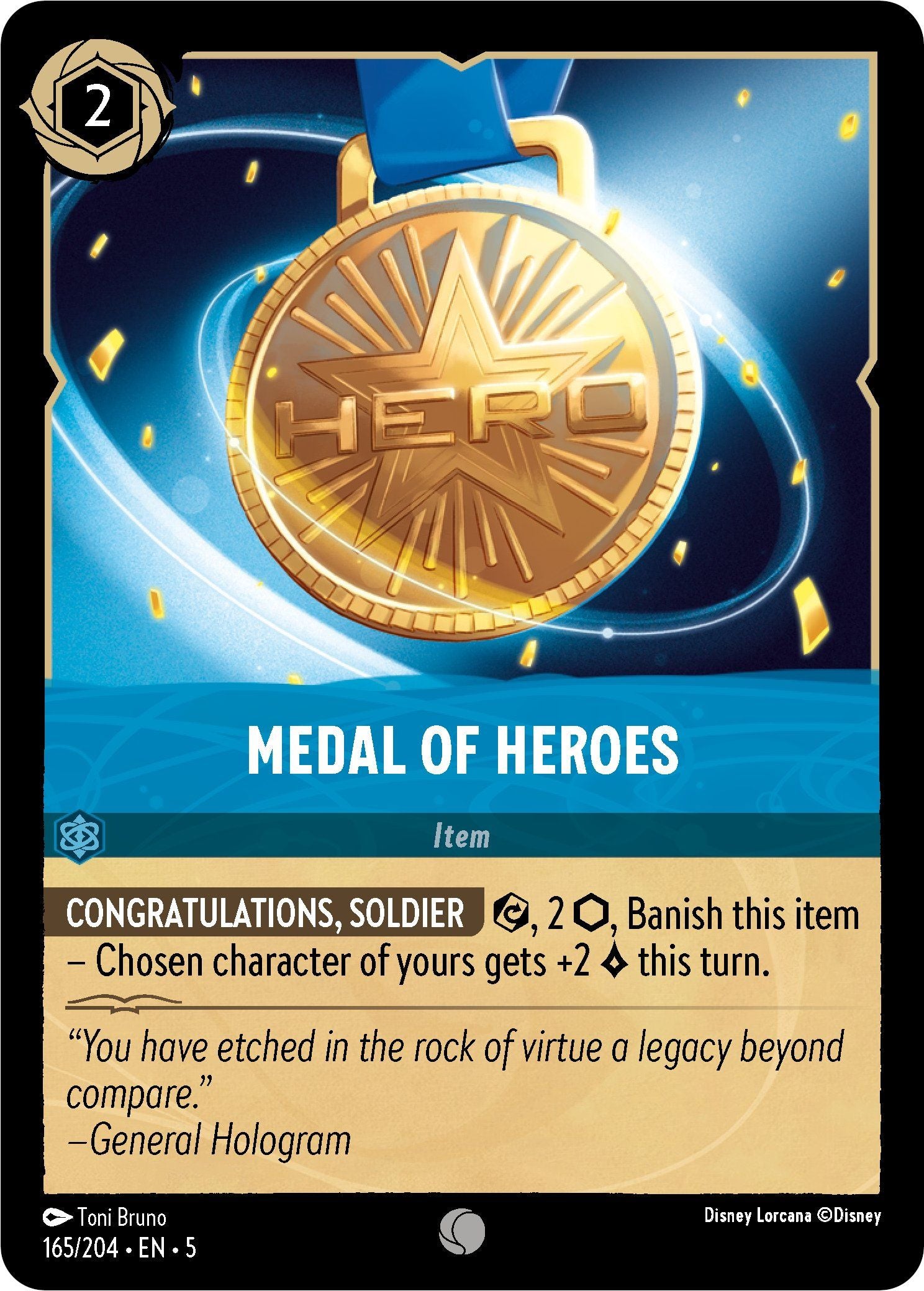 Medal Of Heroes | Shimmering Skies #165 [foil]