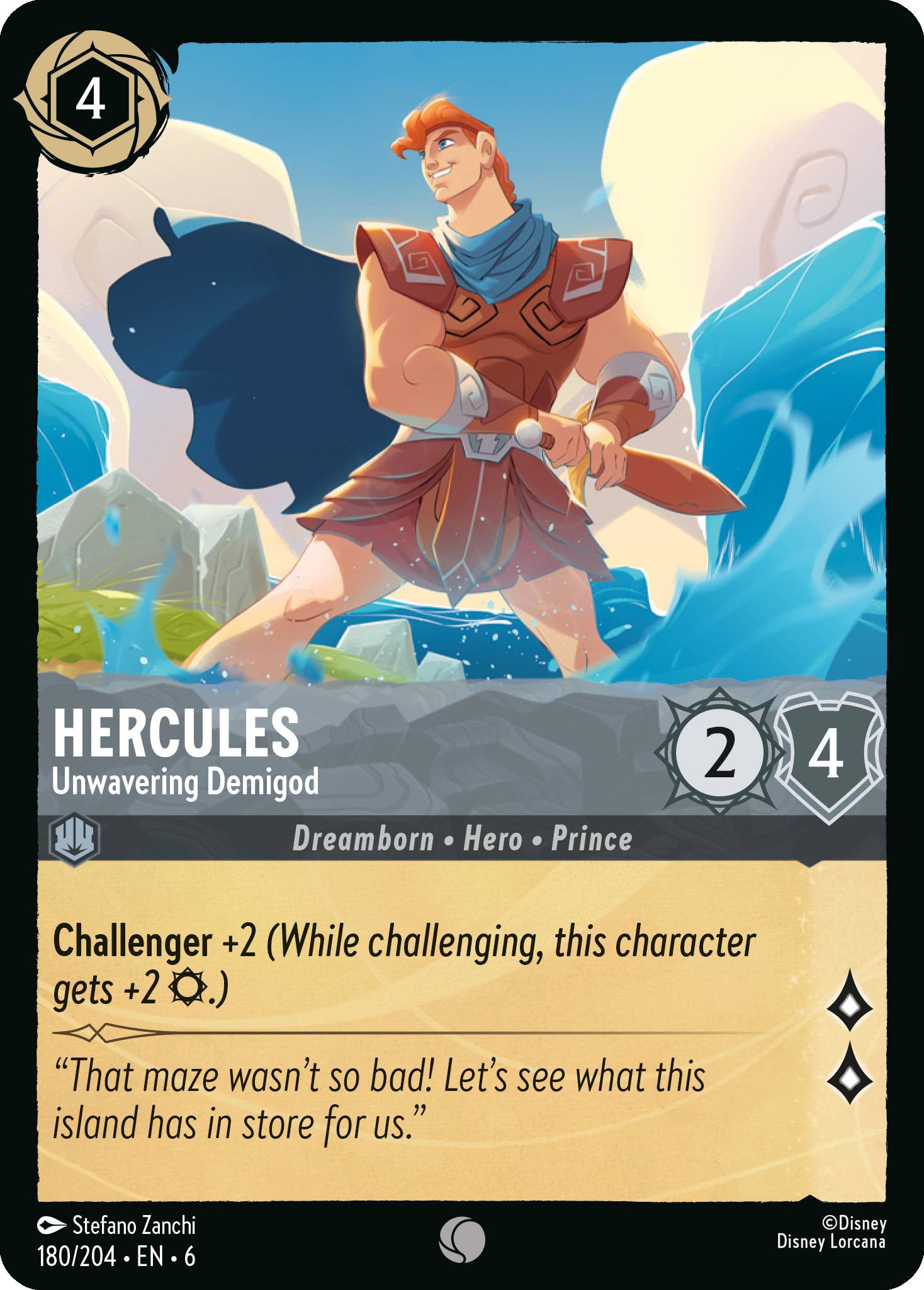 Hercules - Unwavering Demigod | Azurite Sea #180 [foil]