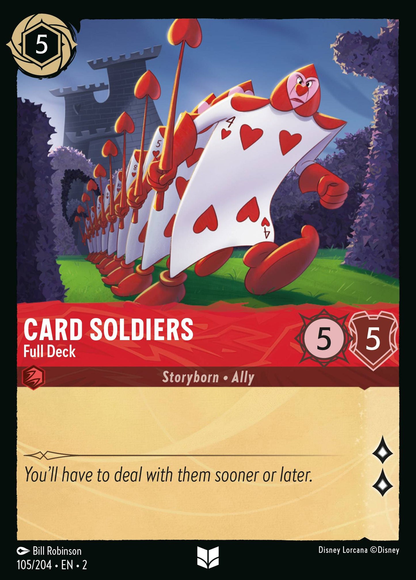Card Soldiers - Full Deck | Rise of the Floodborn #105 [foil]