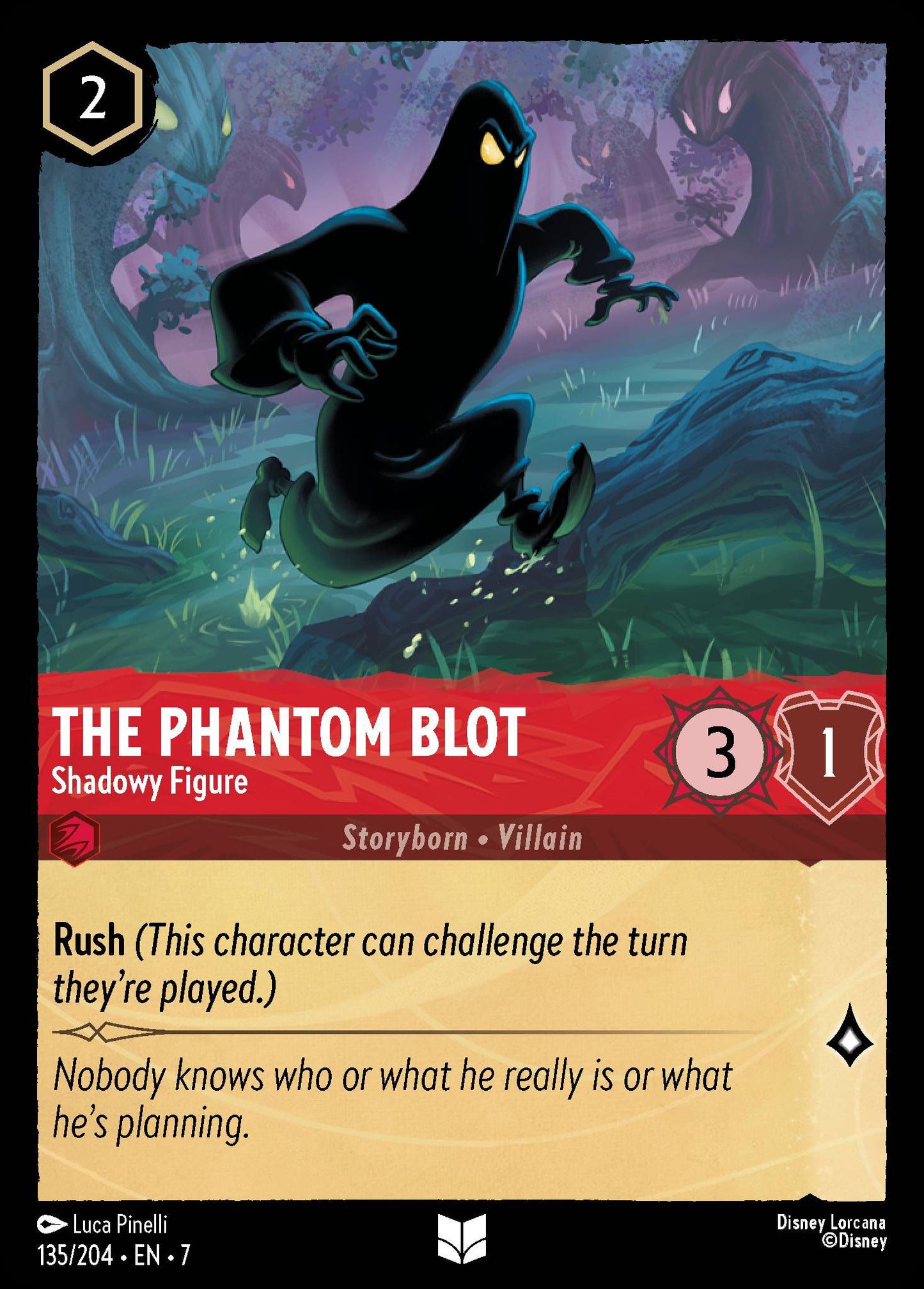 The Phantom Blot - Shadowy Figure | Archazia's Island #135 [foil]