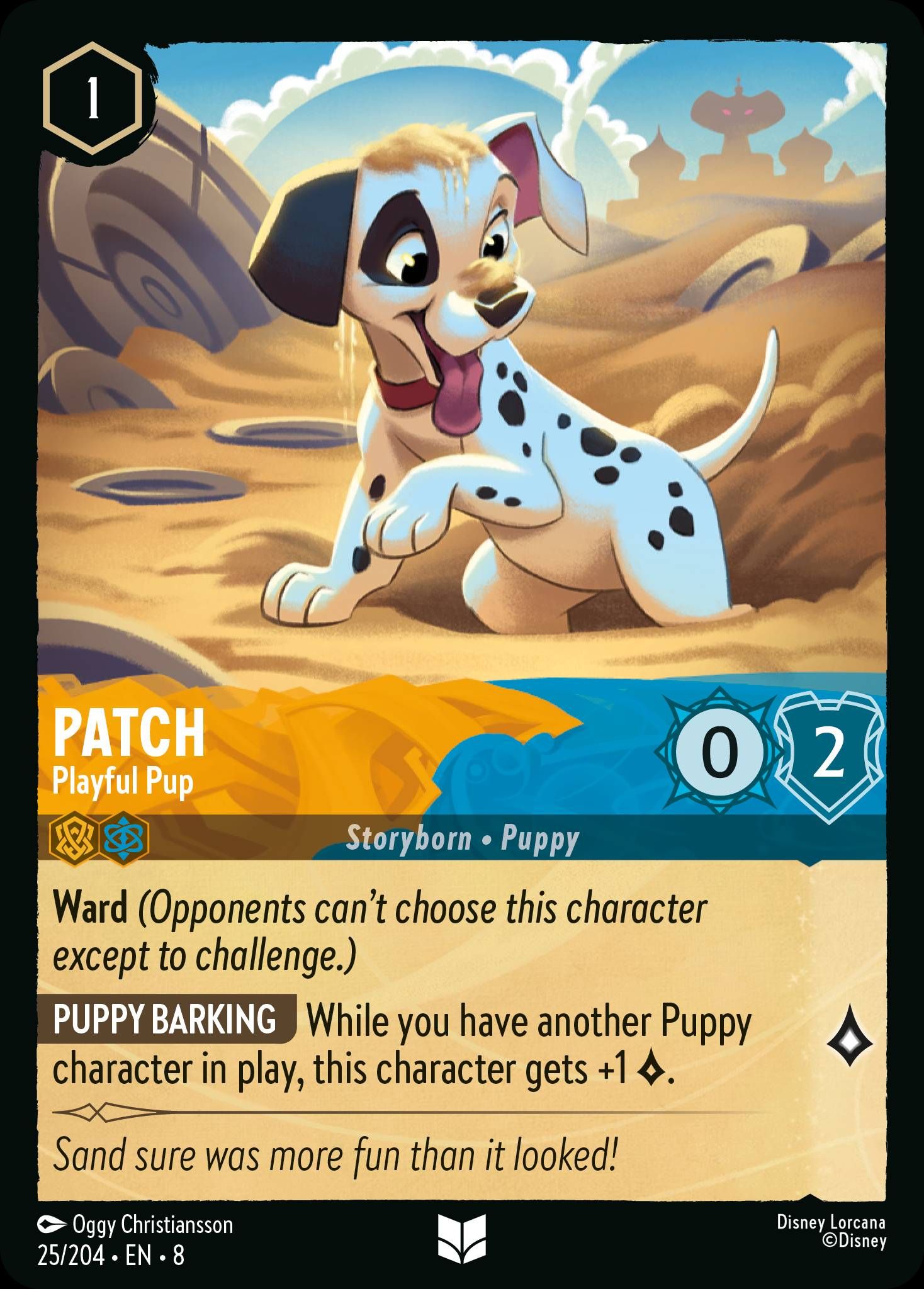 Patch - Playful Pup | Reign of Jafar #25