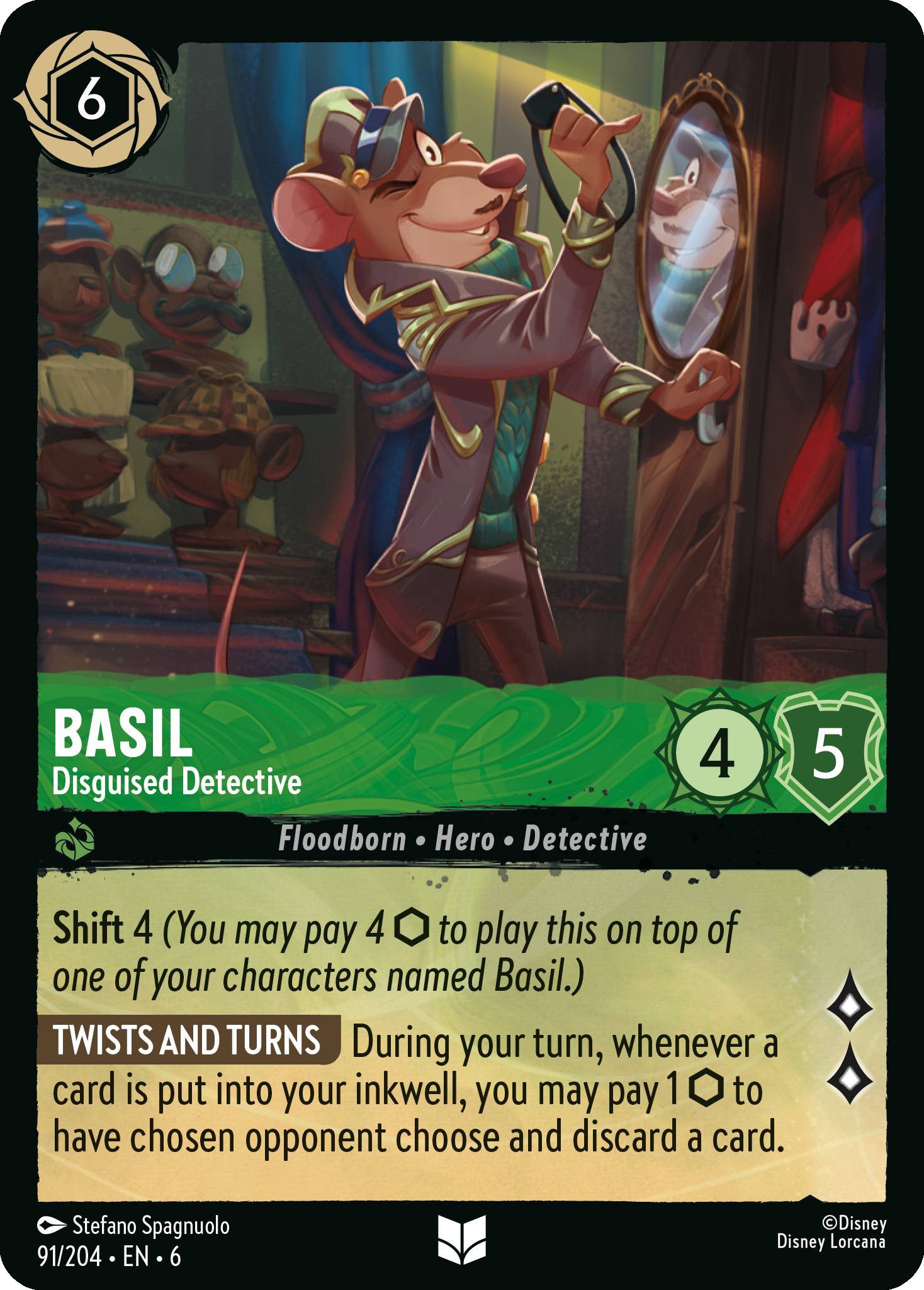 Basil - Disguised Detective | Azurite Sea #91 [foil]