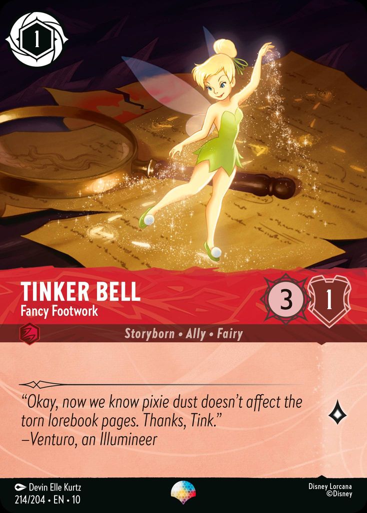 Tinker Bell - Fancy Footwork | Whispers in the Well #214 [foil]