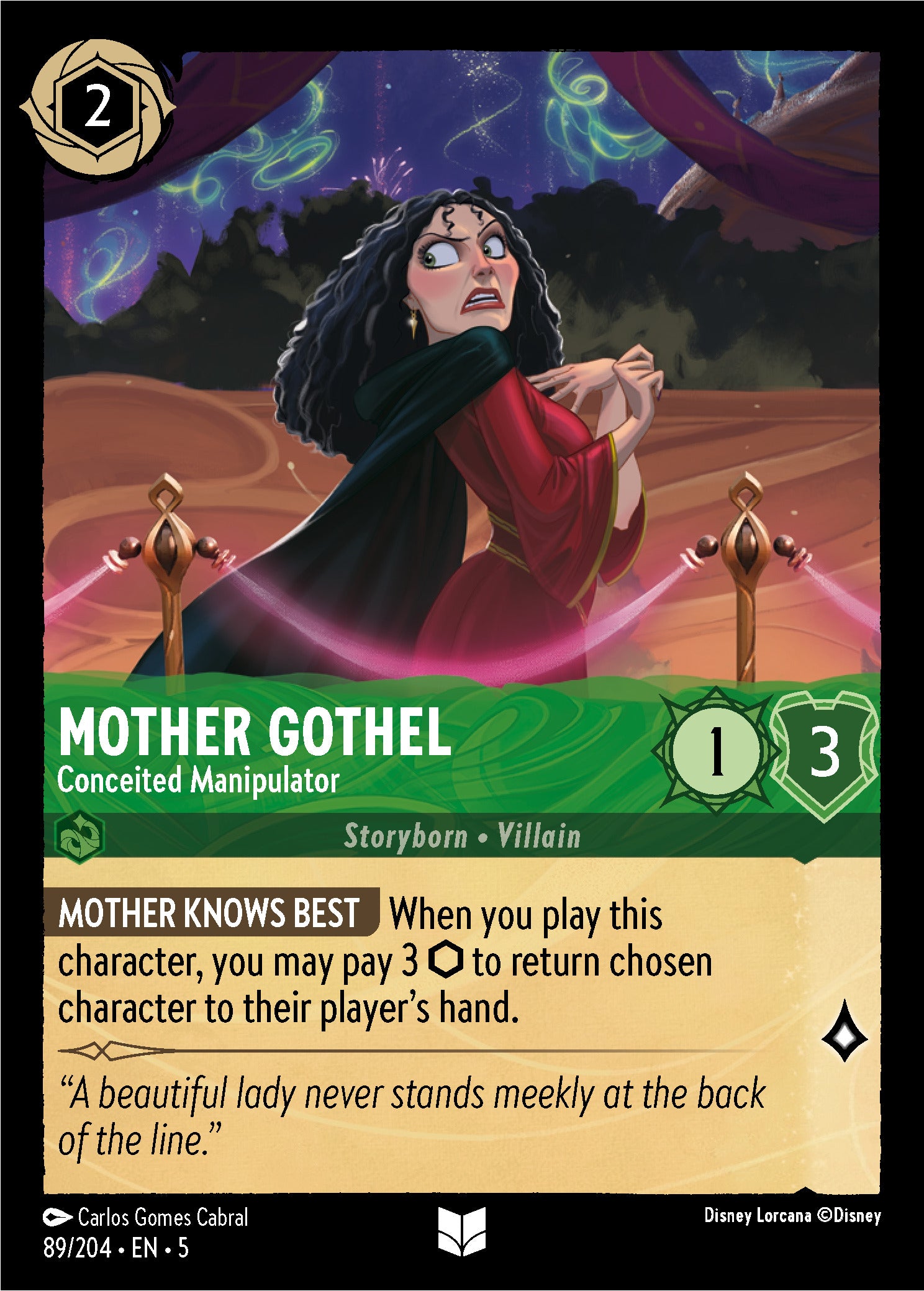 Mother Gothel - Conceited Manipulator | Shimmering Skies #89 [foil]