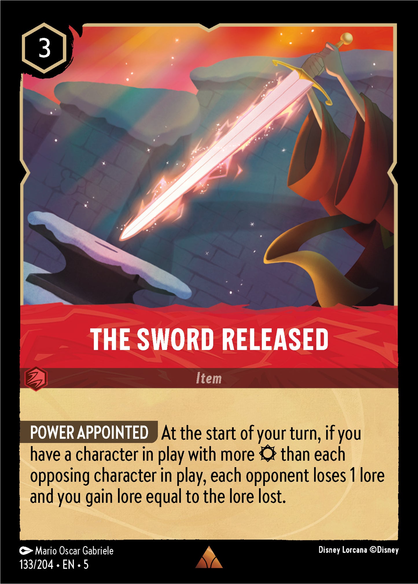 The Sword Released | Shimmering Skies #133 [foil]
