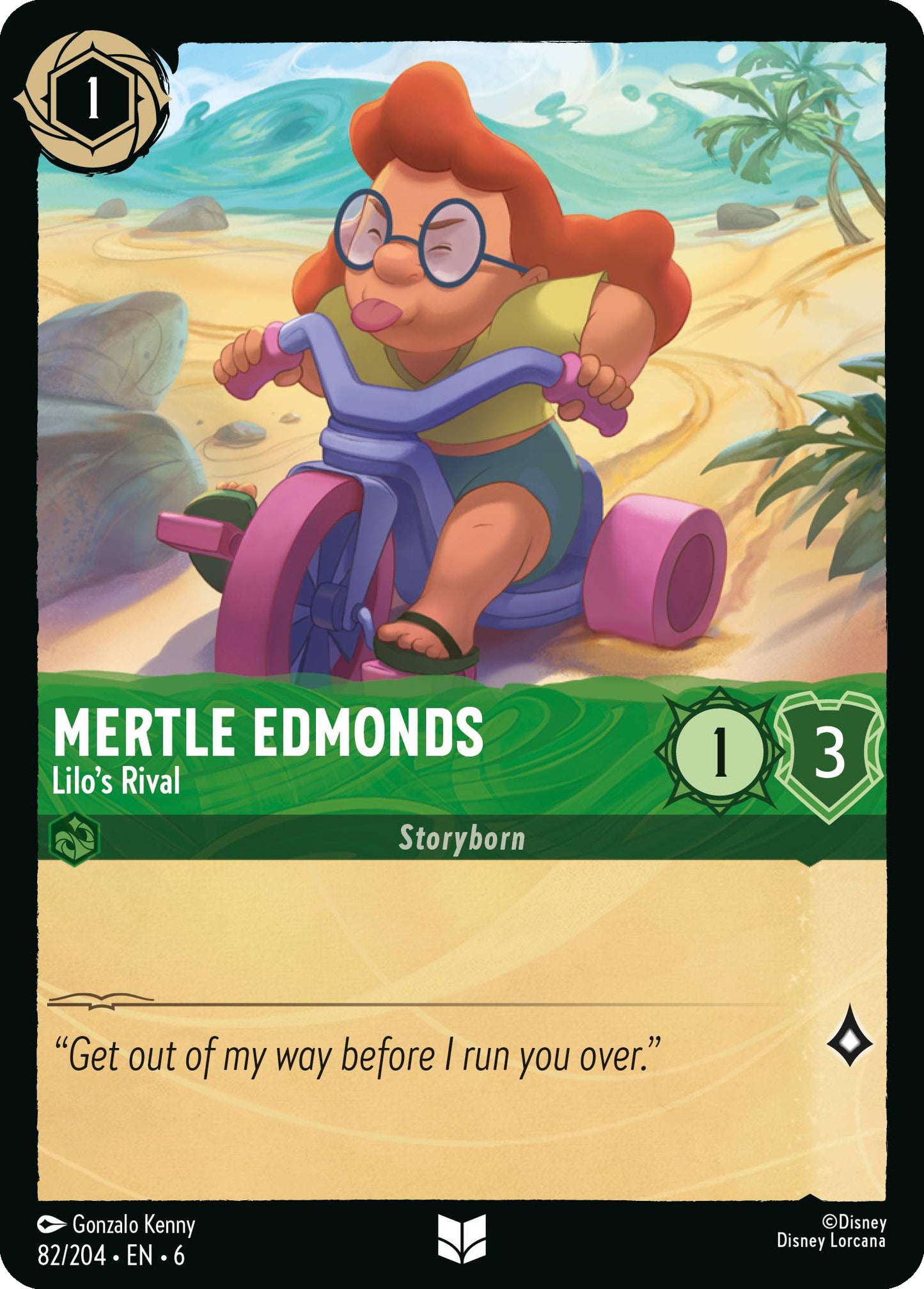 Mertle Edmonds - Lilo's Rival | Azurite Sea #82 [foil]