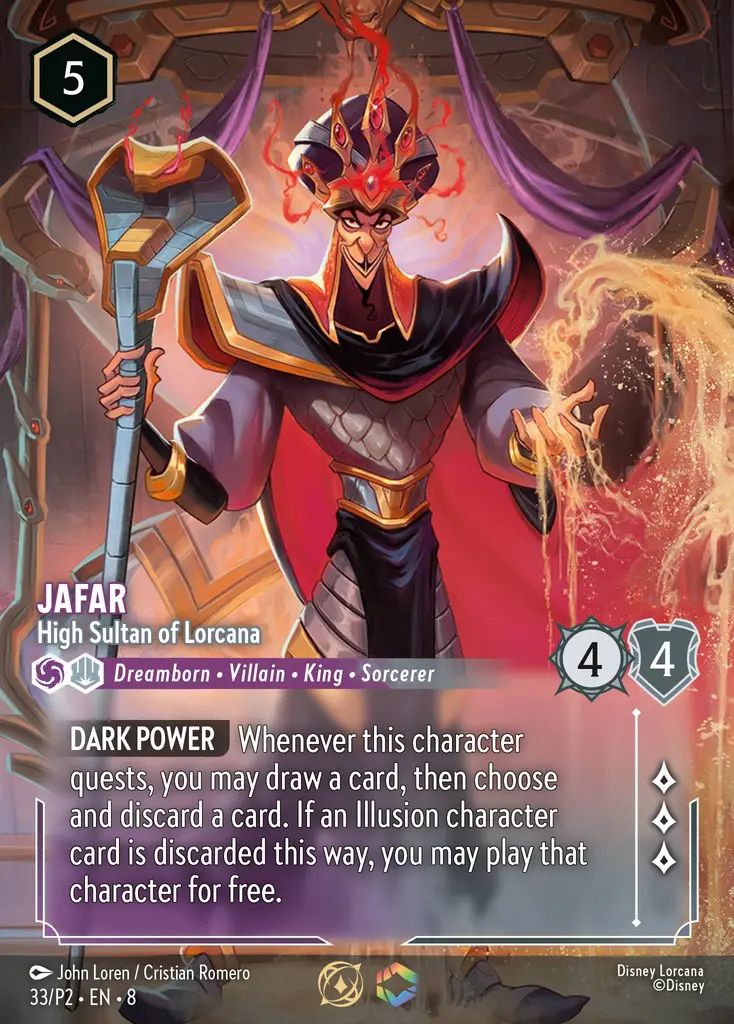 Jafar - High Sultan of Lorcana | Promo Set 2 #33 (Enchanted)