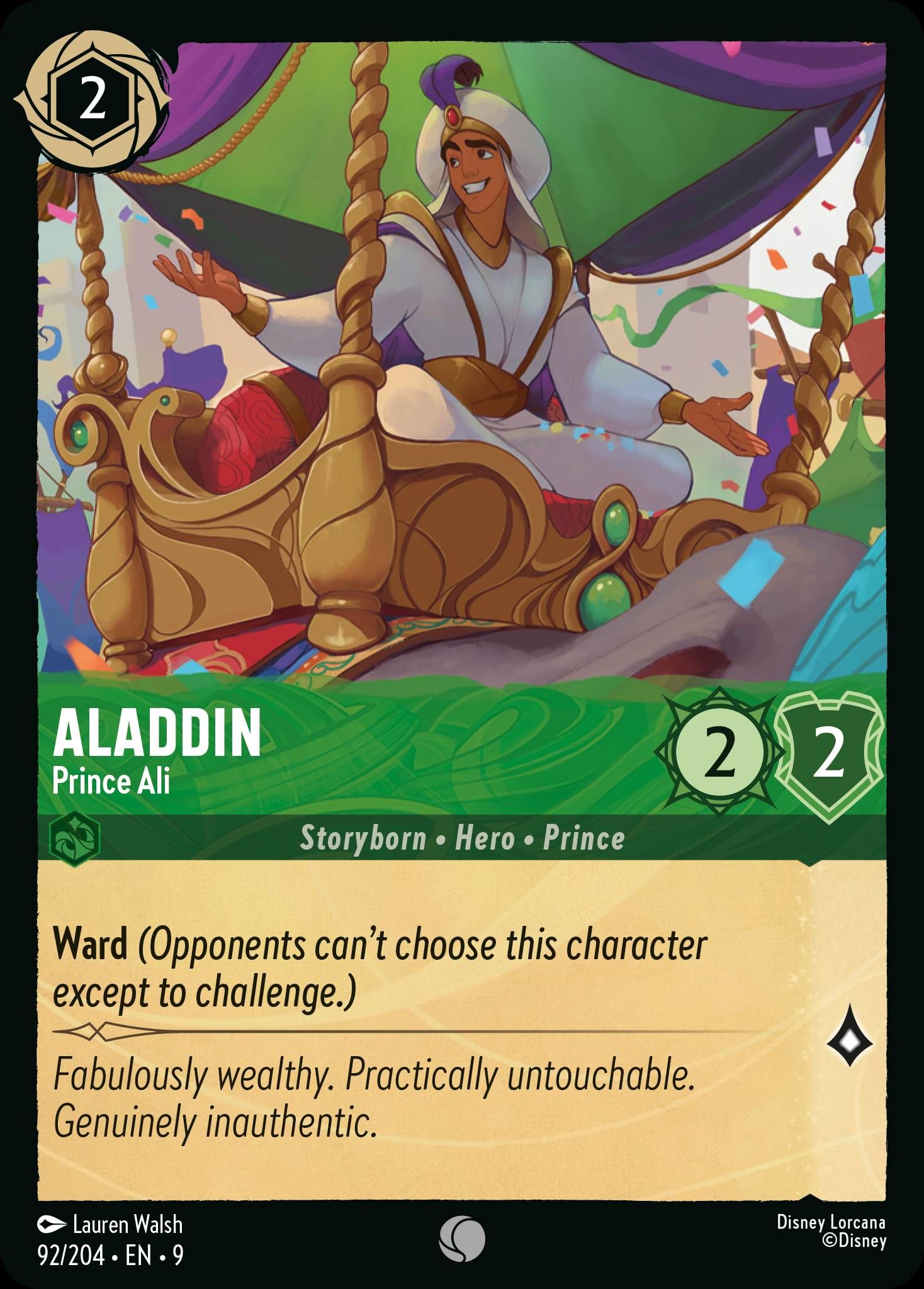 Aladdin - Prince Ali | Fabled #92 [foil]