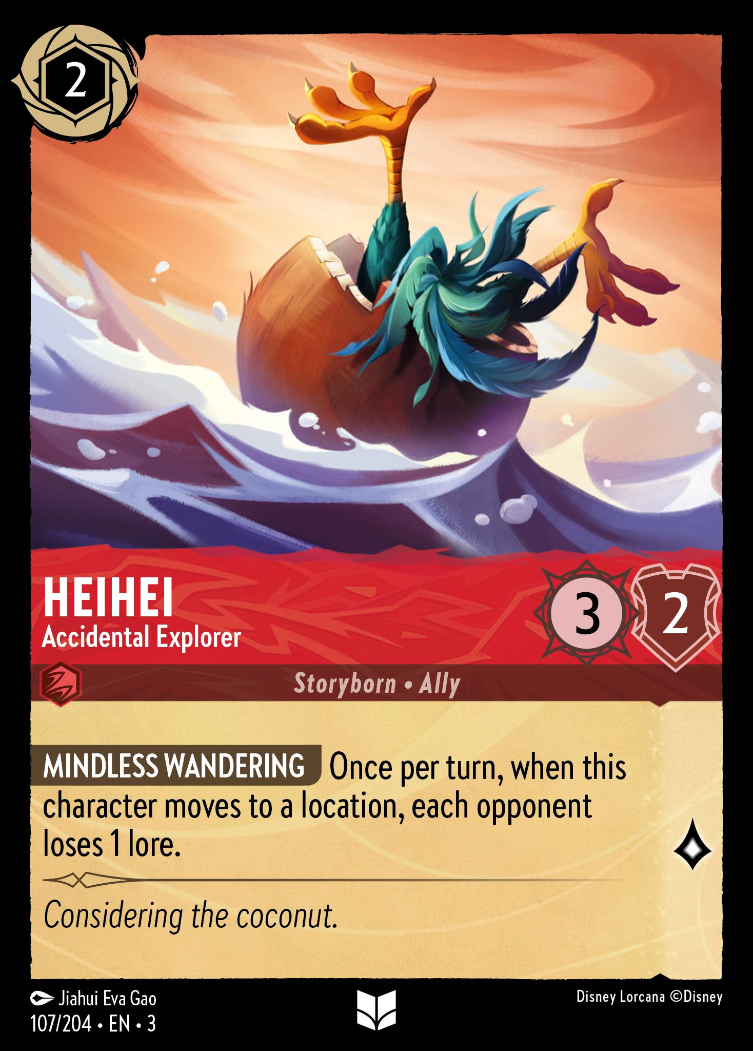 HeiHei - Accidental Explorer | Into the Inklands #107 [foil]