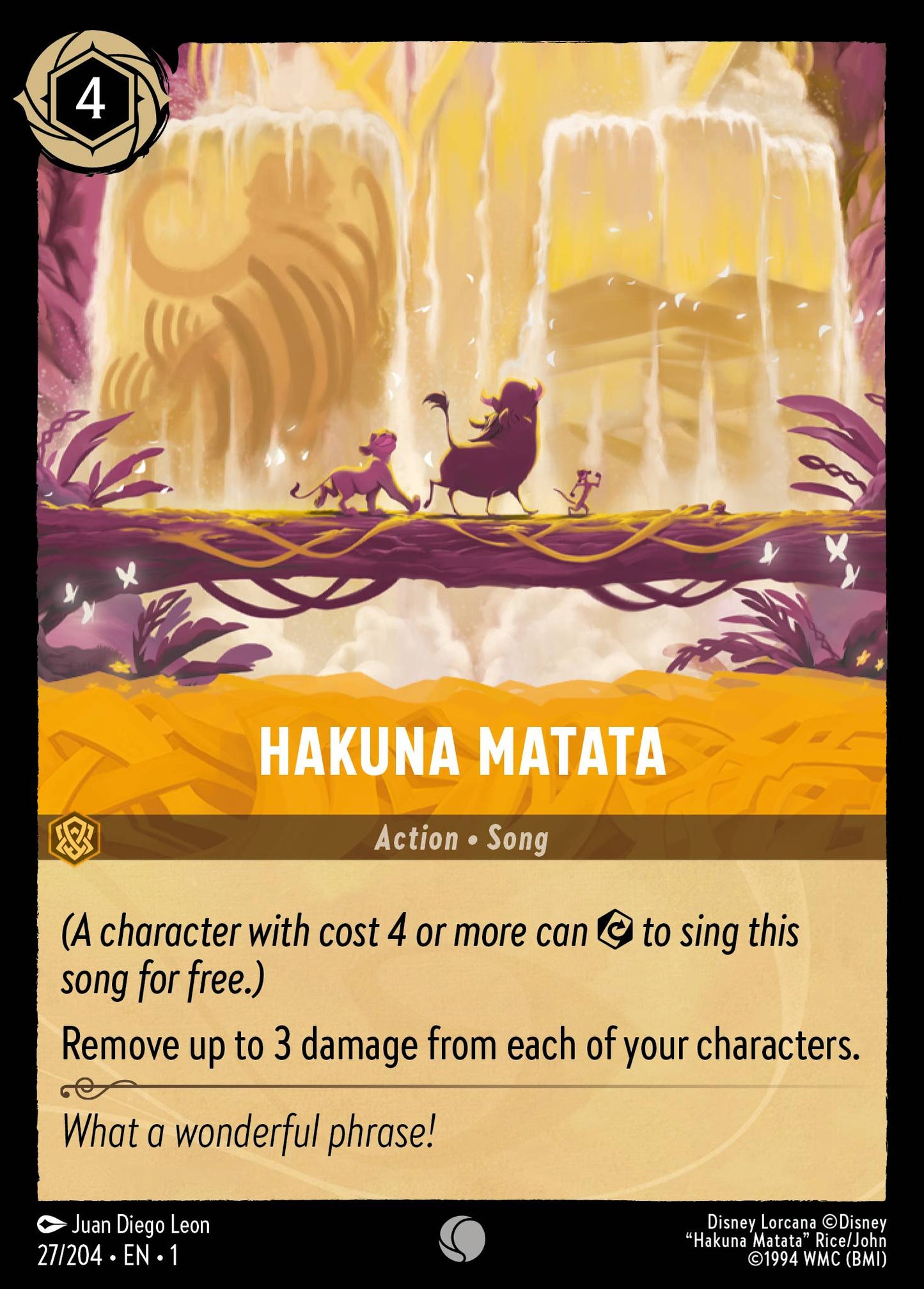 Hakuna Matata | The First Chapter #27 [foil]