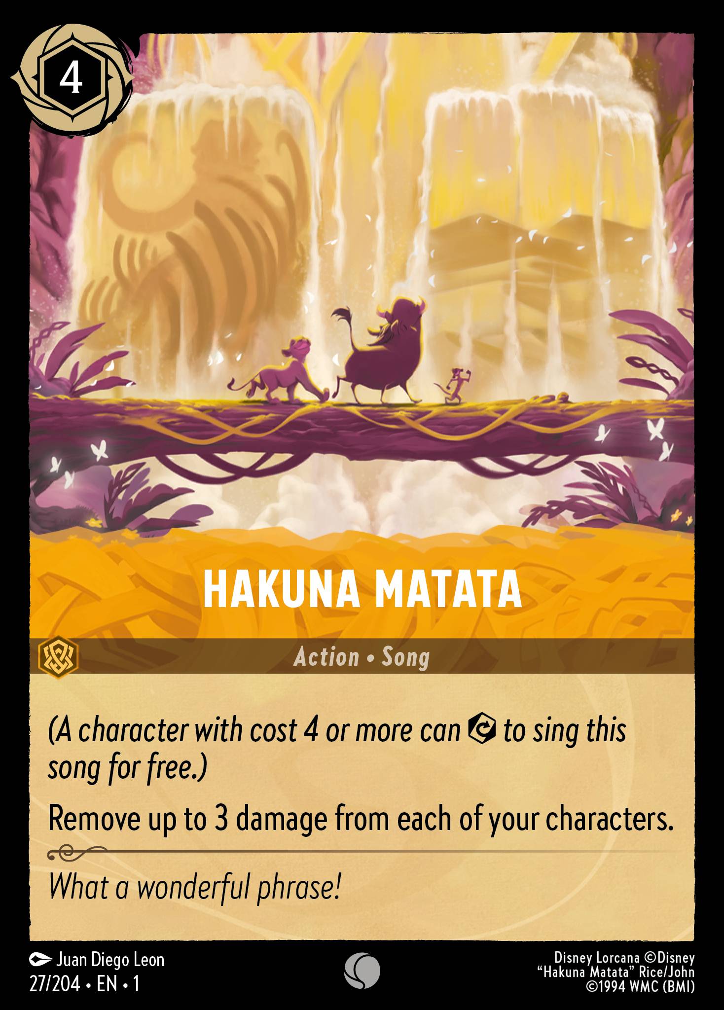 Hakuna Matata | The First Chapter #27 [foil]
