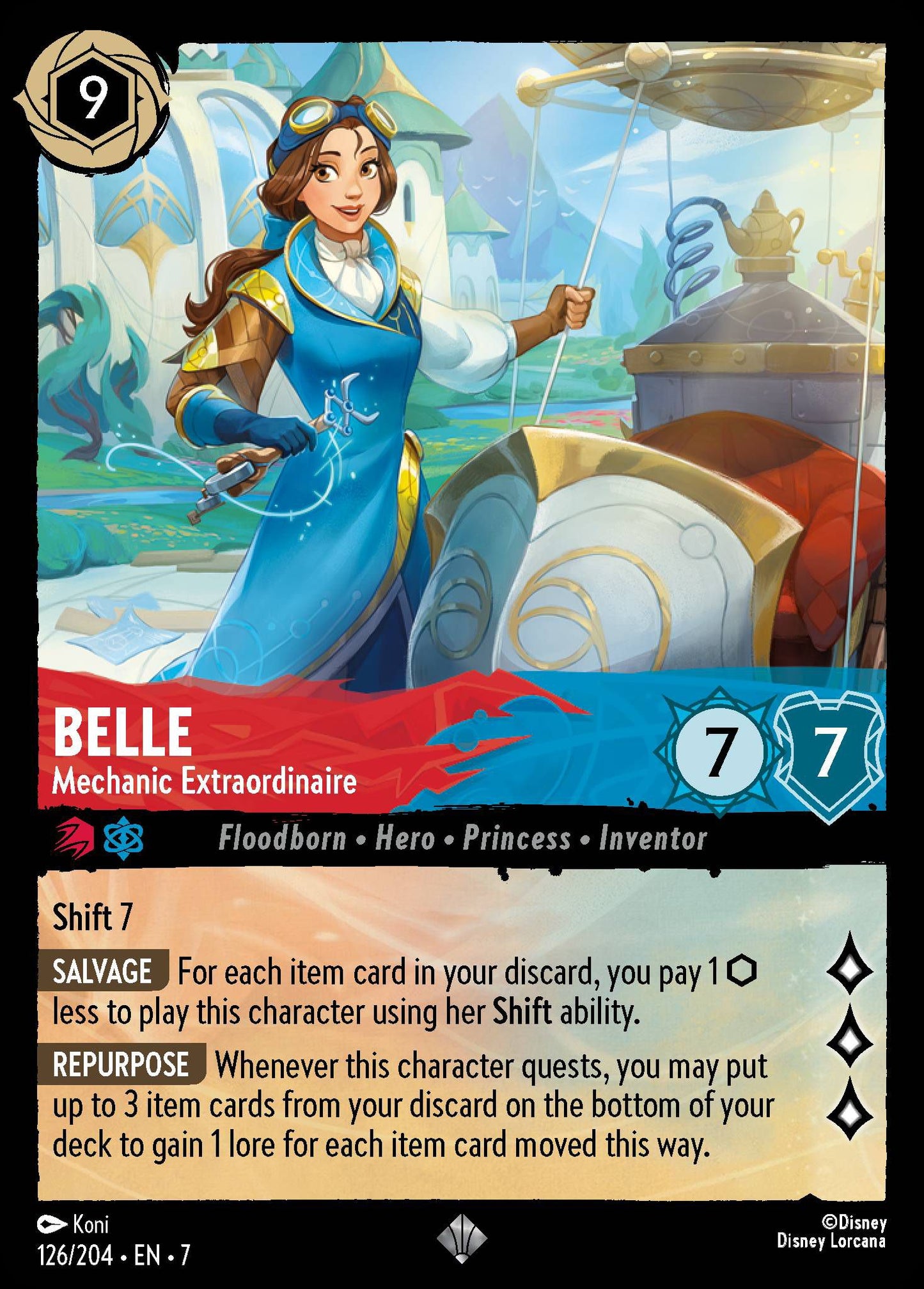 Belle - Mechanic Extraordinaire | Archazia's Island #126 [foil]