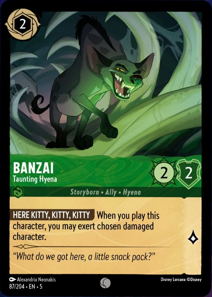 Banzai - Taunting Hyena | Shimmering Skies #87 [foil]
