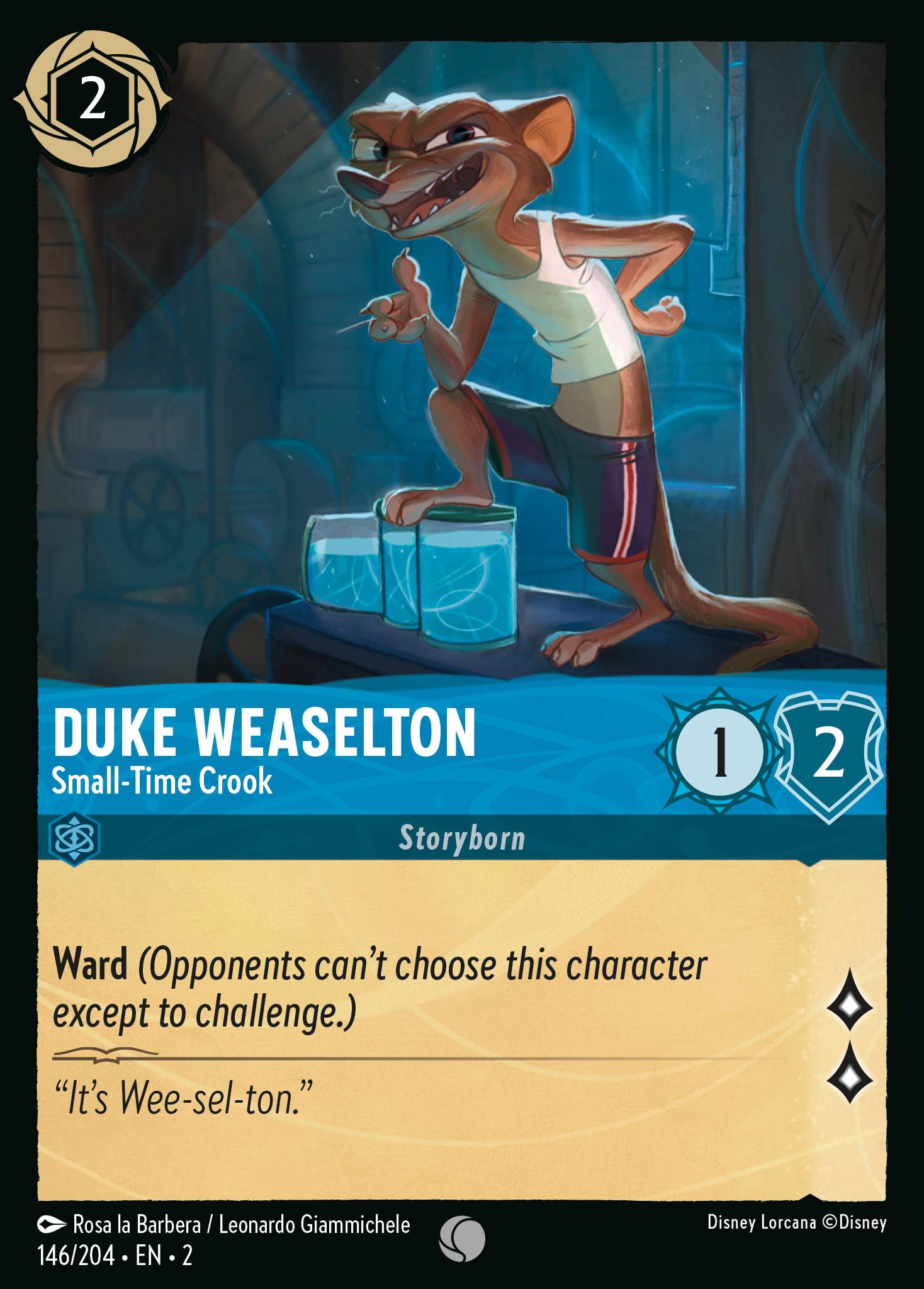 Duke Weaselton - Small-Time Crook | Rise of the Floodborn #146 [foil]