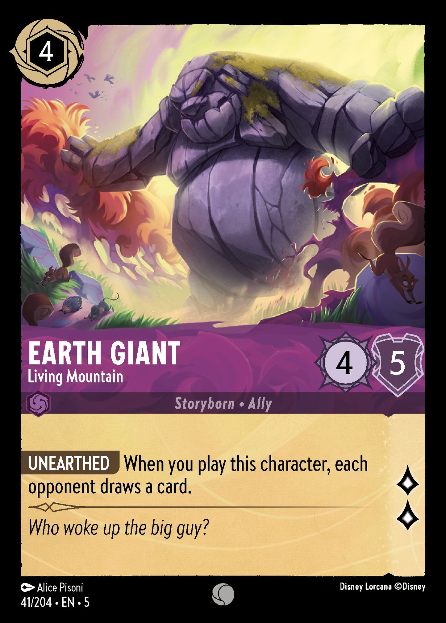 Earth Giant - Living Mountain | Shimmering Skies #41 [foil]