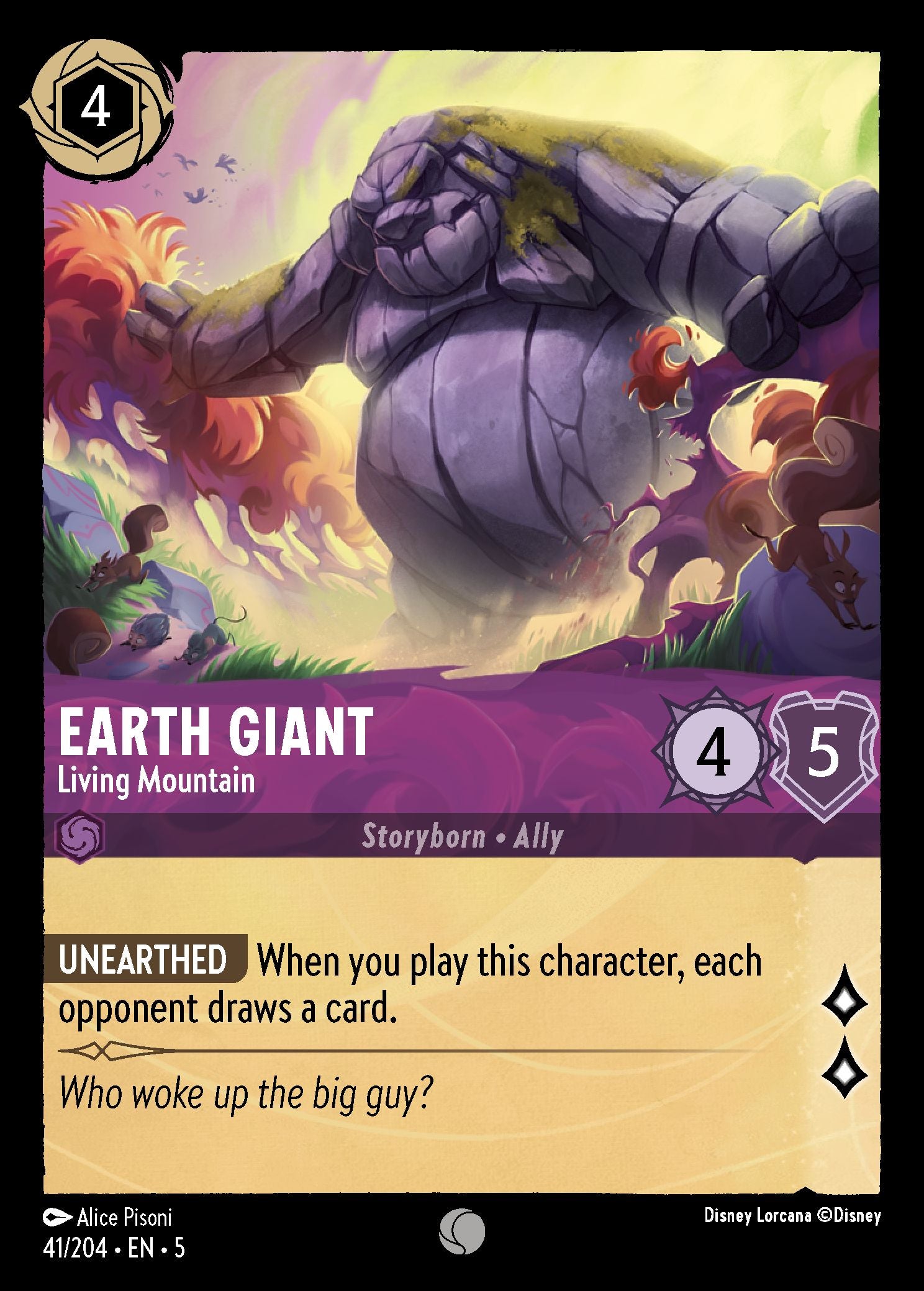 Earth Giant - Living Mountain | Shimmering Skies #41 [foil]