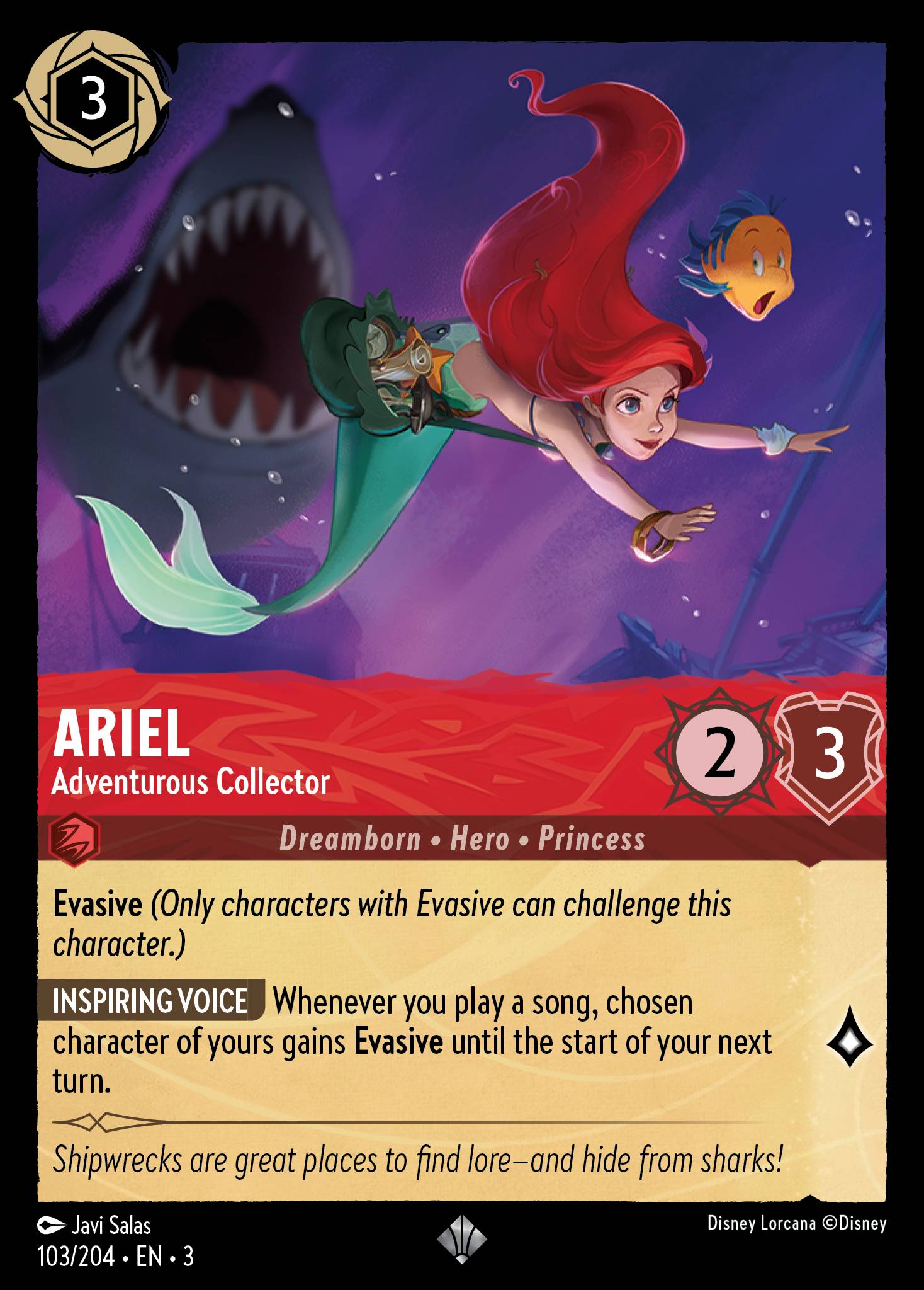 Ariel - Adventurous Collector | Into the Inklands #103 [foil]