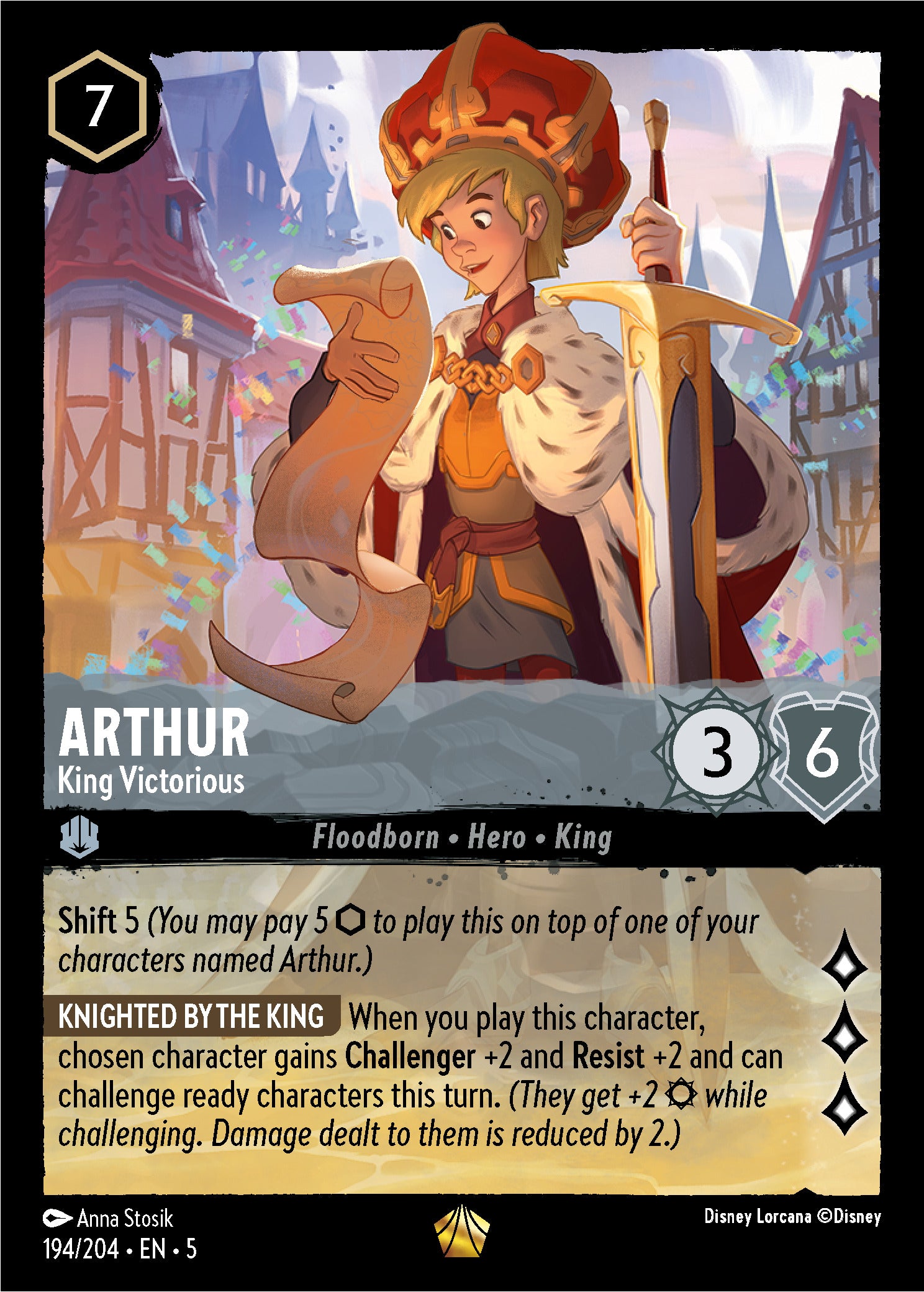 Arthur - King Victorious | Shimmering Skies #194 [foil]