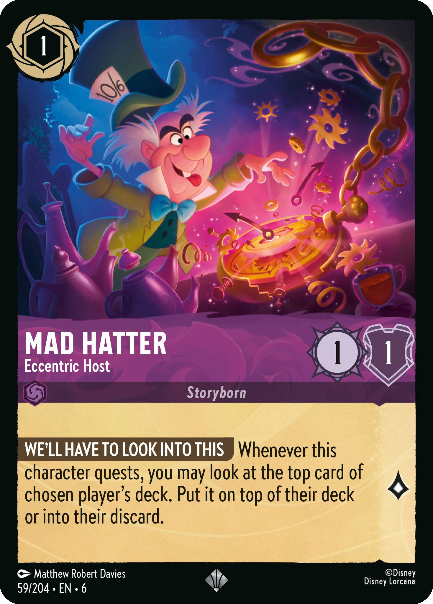 Mad Hatter - Eccentric Host | Azurite Sea #59 [foil]