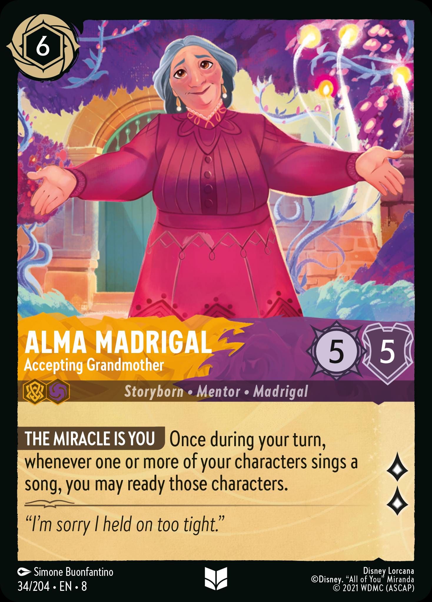Alma Madrigal - Accepting Grandmother | Reign of Jafar #34 [foil]