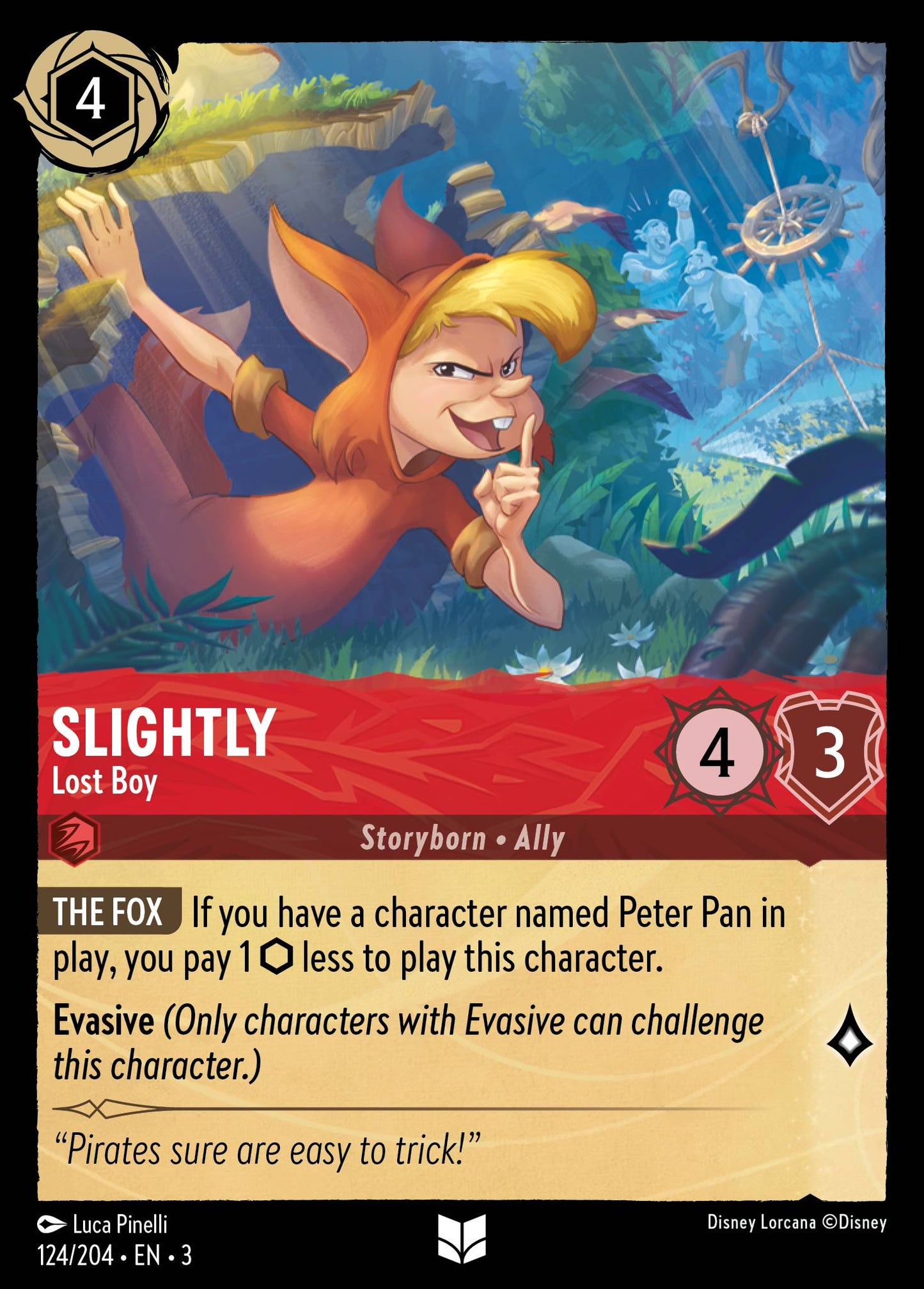 Slightly - Lost Boy | Into the Inklands #124 [foil]